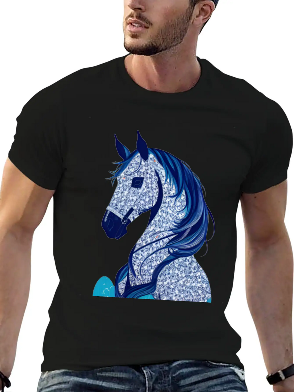 Great Horse Unisex Casual T-Shirt – Clean Design For Daily Comfort