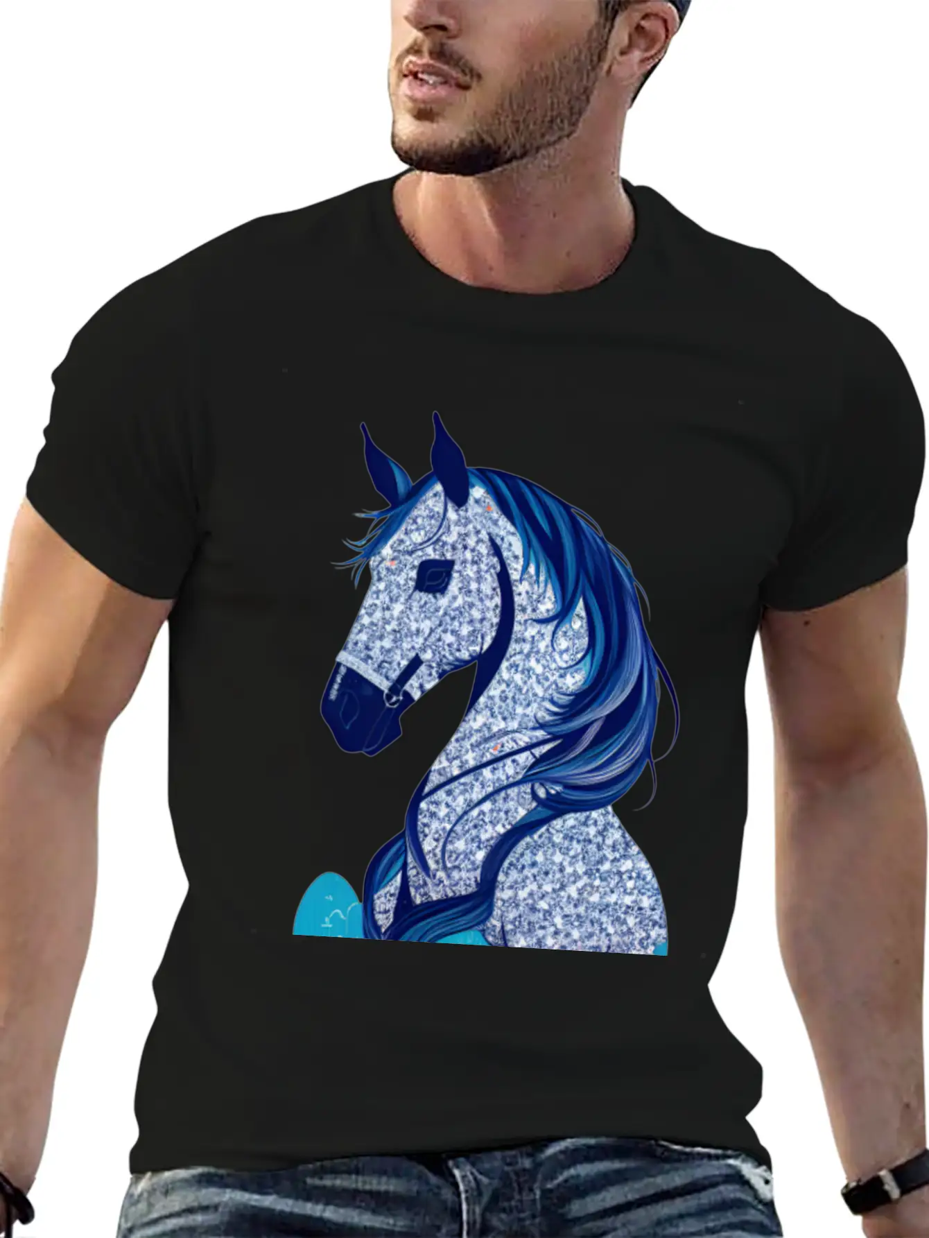 Great Horse Unisex Casual T-Shirt – Clean Design For Daily Comfort