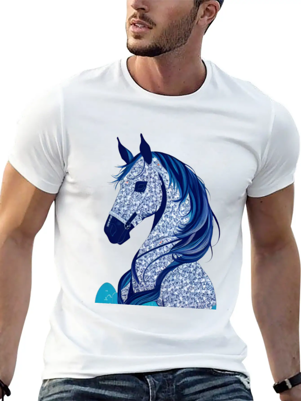 Great Horse Unisex Casual T-Shirt – Clean Design For Daily Comfort