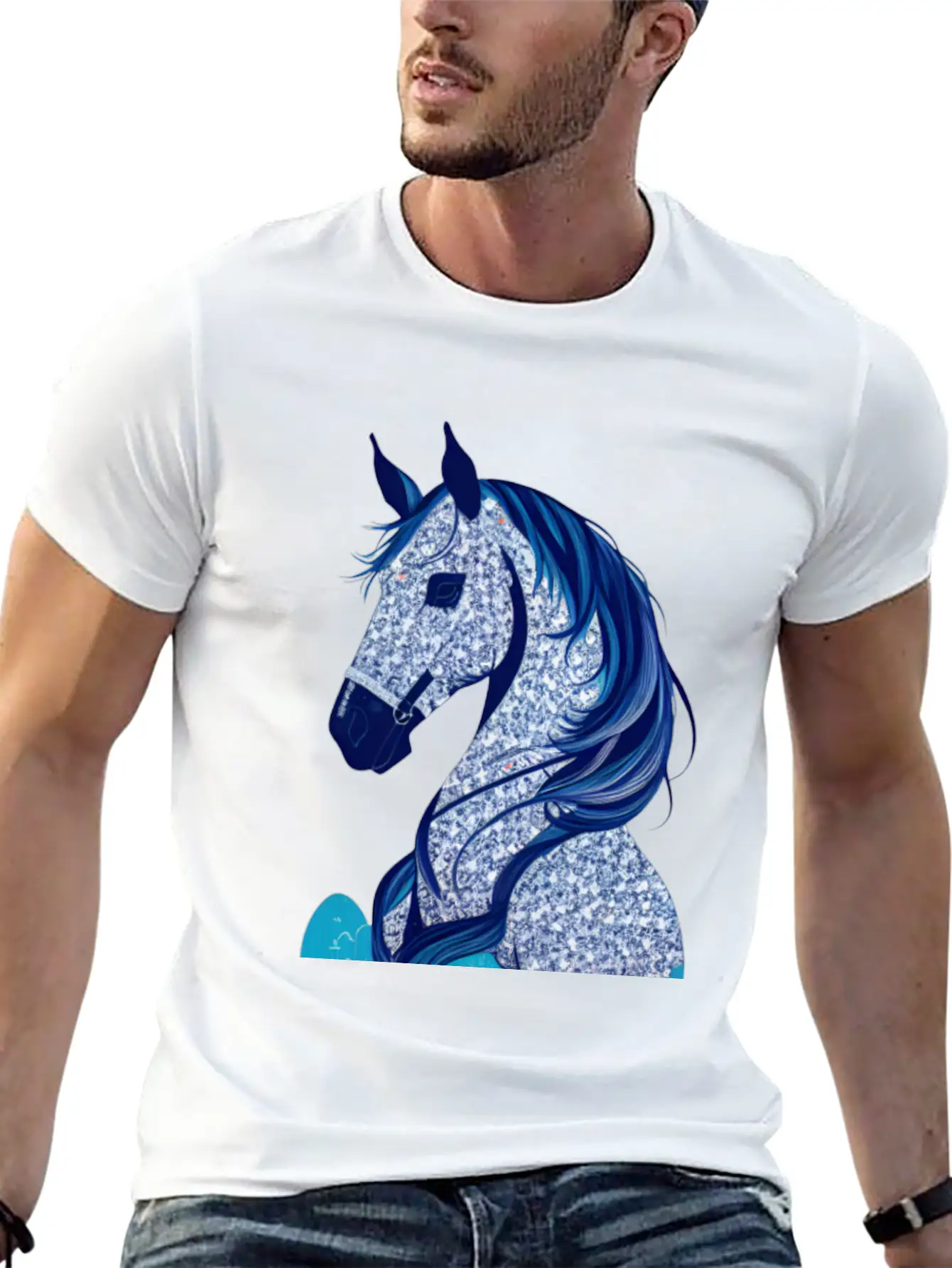 Great Horse Unisex Casual T-Shirt – Clean Design For Daily Comfort