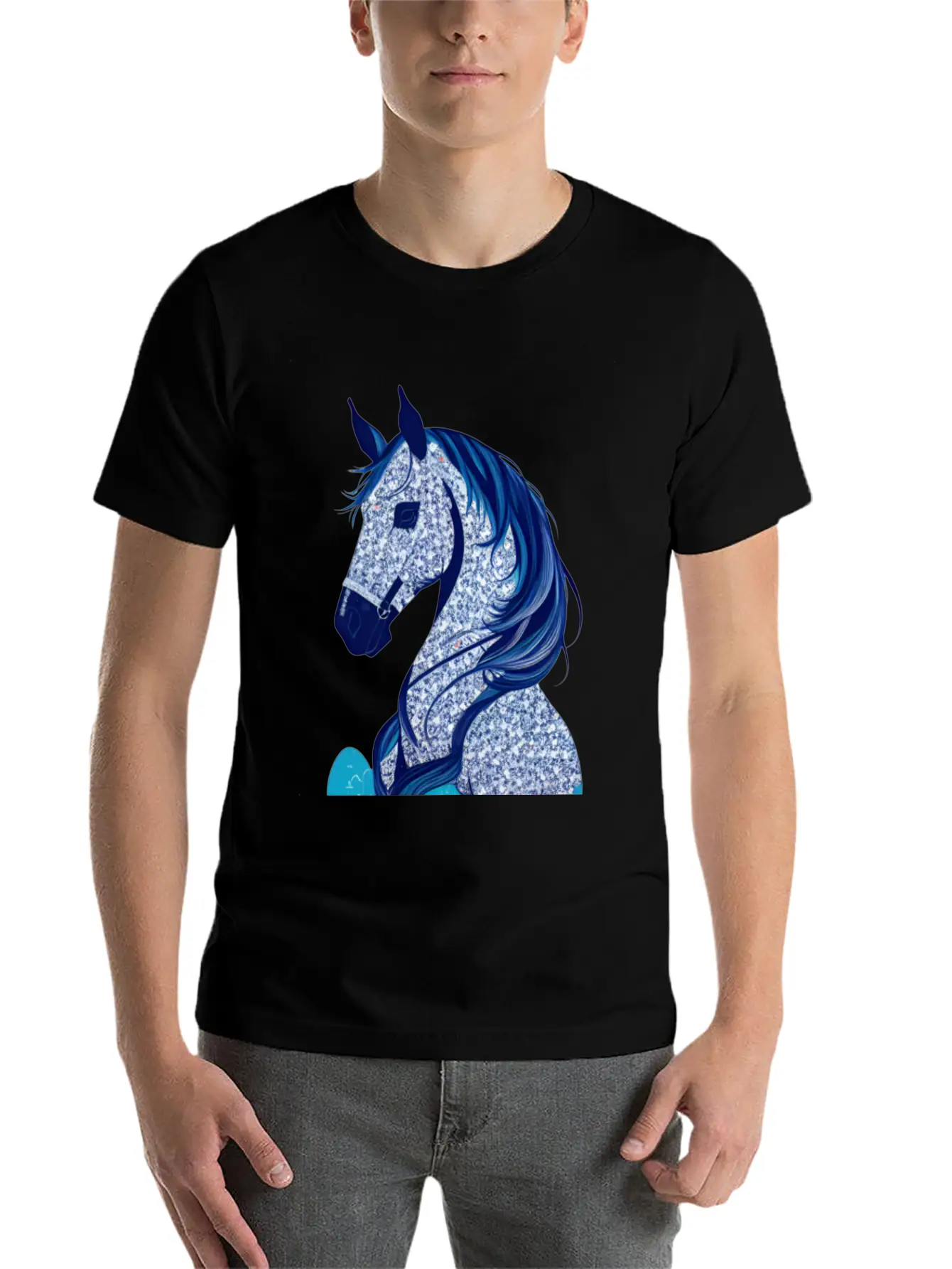 Great Horse Unisex Casual T-Shirt – Clean Design For Daily Comfort