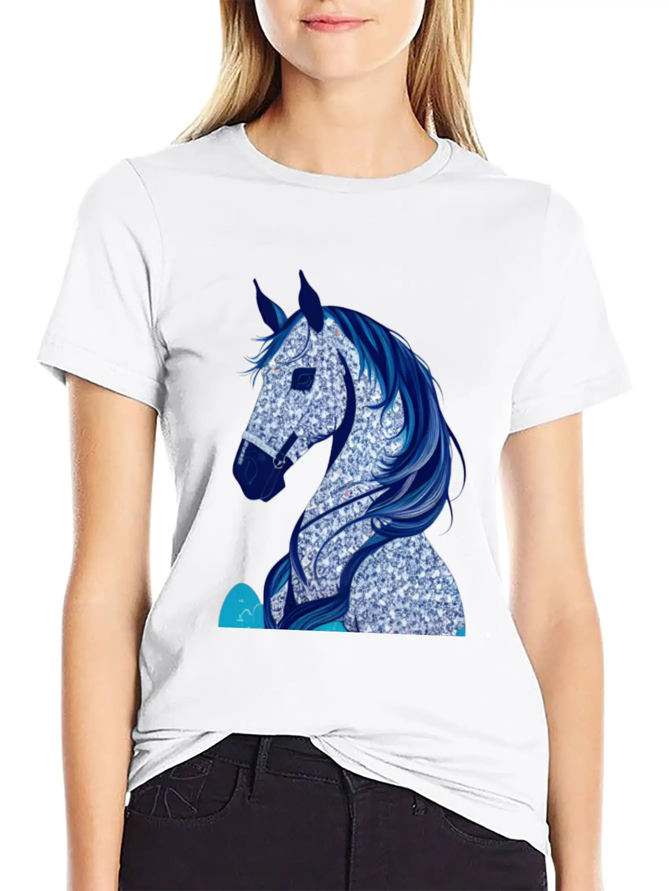 Great Horse Unisex Casual T-Shirt – Clean Design For Daily Comfort