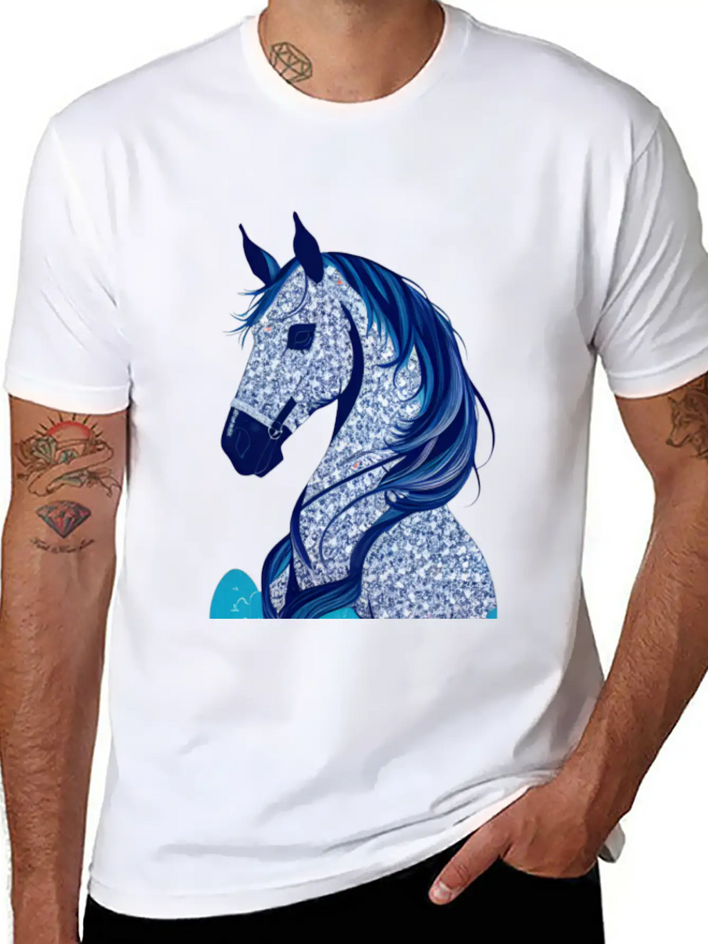 Great Horse Unisex Casual T-Shirt – Clean Design For Daily Comfort