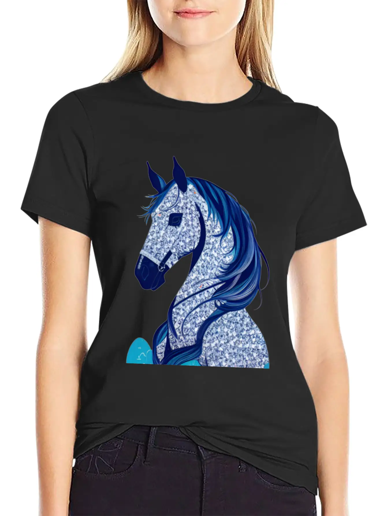 Great Horse Unisex Casual T-Shirt – Clean Design For Daily Comfort