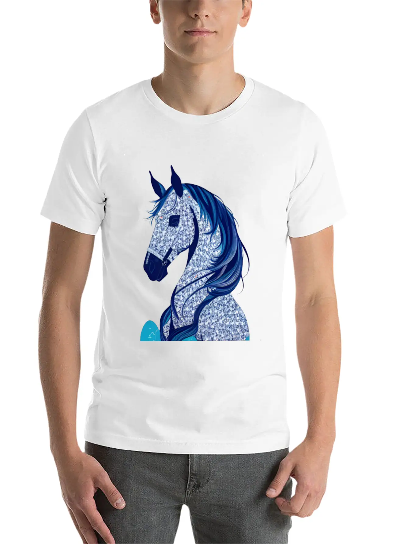 Great Horse Unisex Casual T-Shirt – Clean Design For Daily Comfort