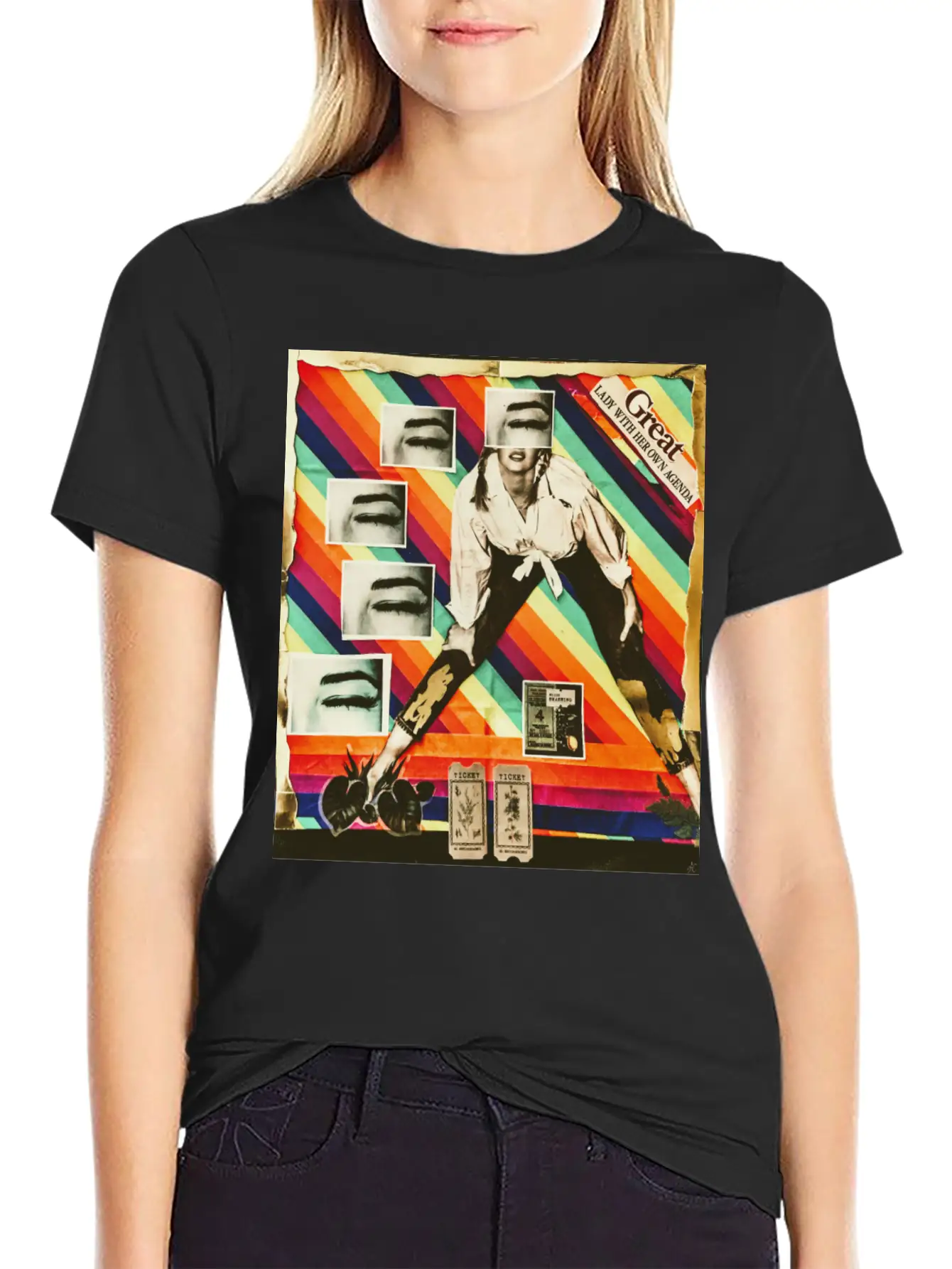 Great Lady With Her Own Agenda Timeless Short Sleeve Tee – Comfy And Minimalist Design