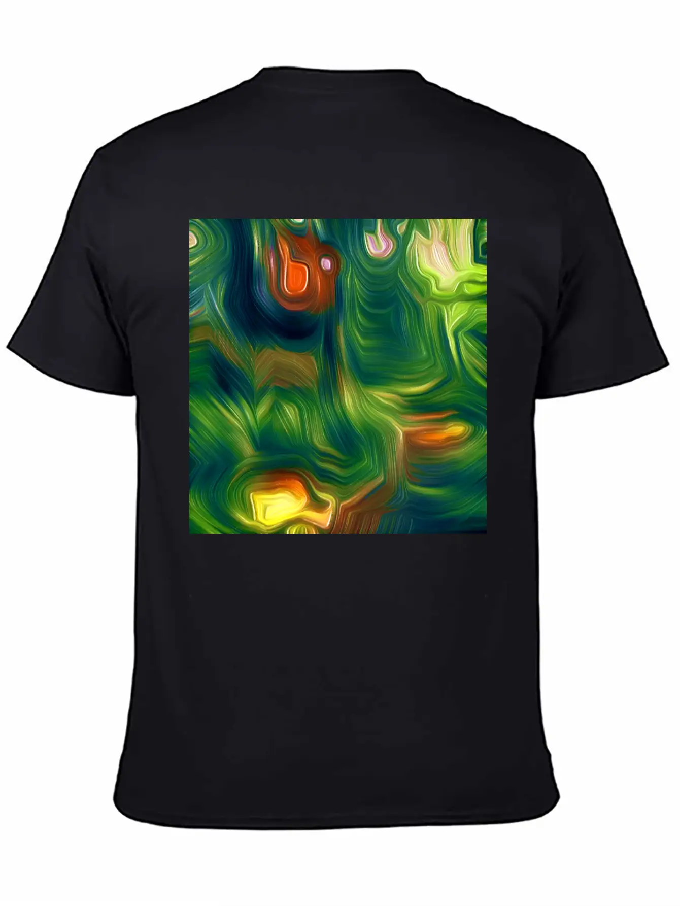 Great Moss Digital Art Abstract Painting Classic Cotton Tee – Unisex Comfort For Any Season