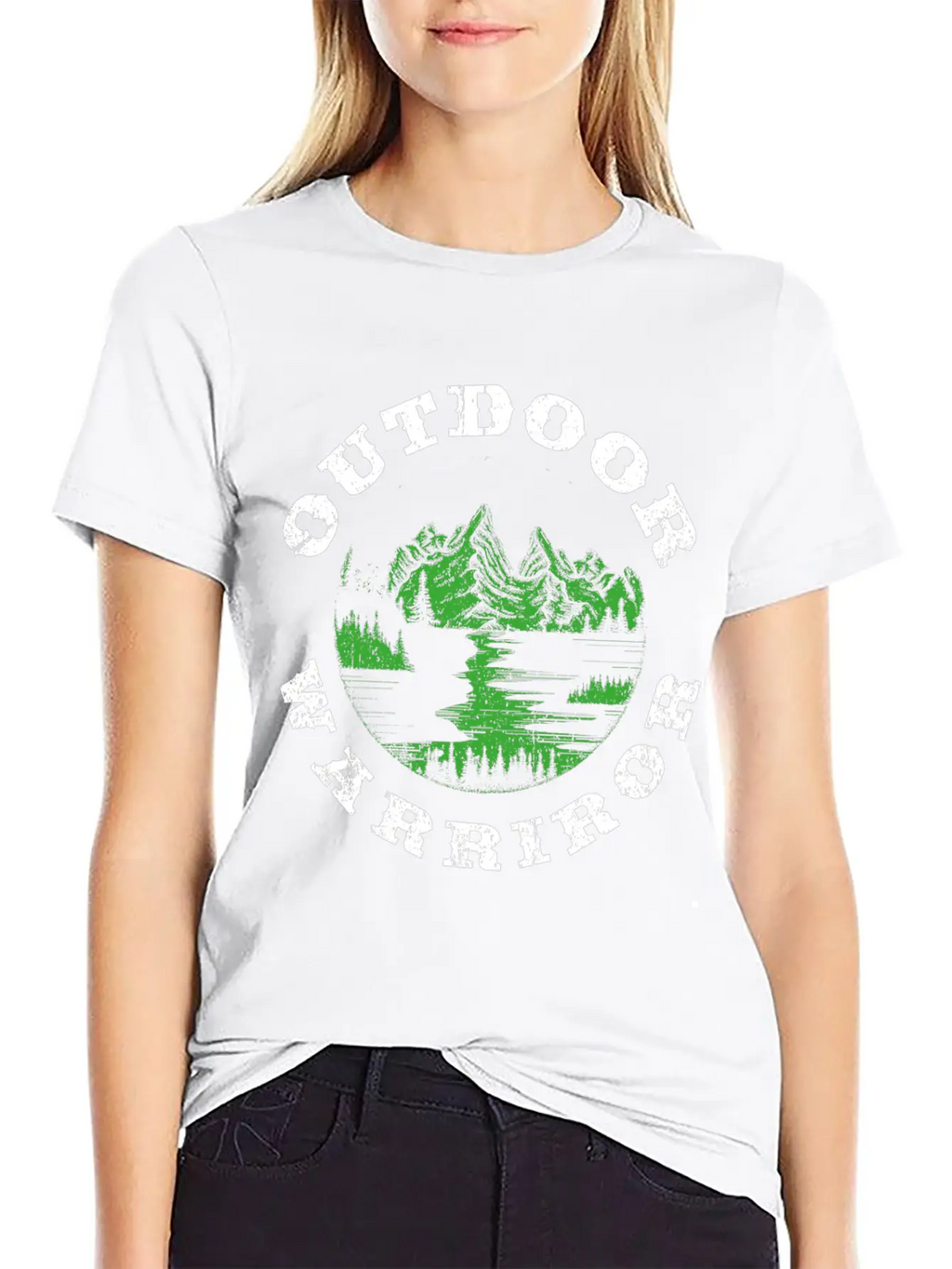 Great Nature Design Quote Outdoor Warrior Unisex Casual T-Shirt – Clean Design For Daily Comfort