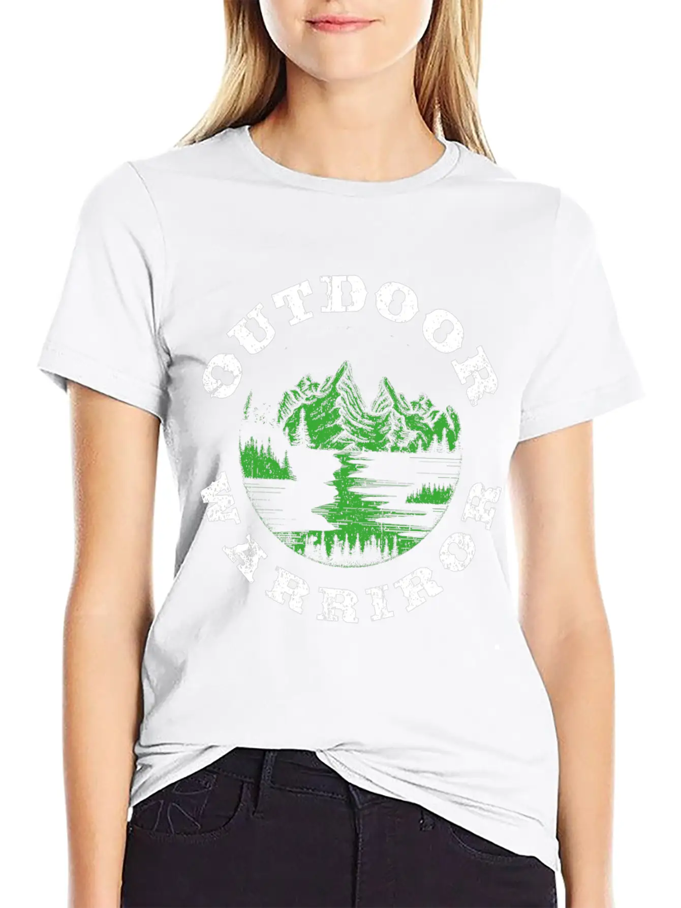 Great Nature Design Quote Outdoor Warrior Unisex Casual T-Shirt – Clean Design For Daily Comfort