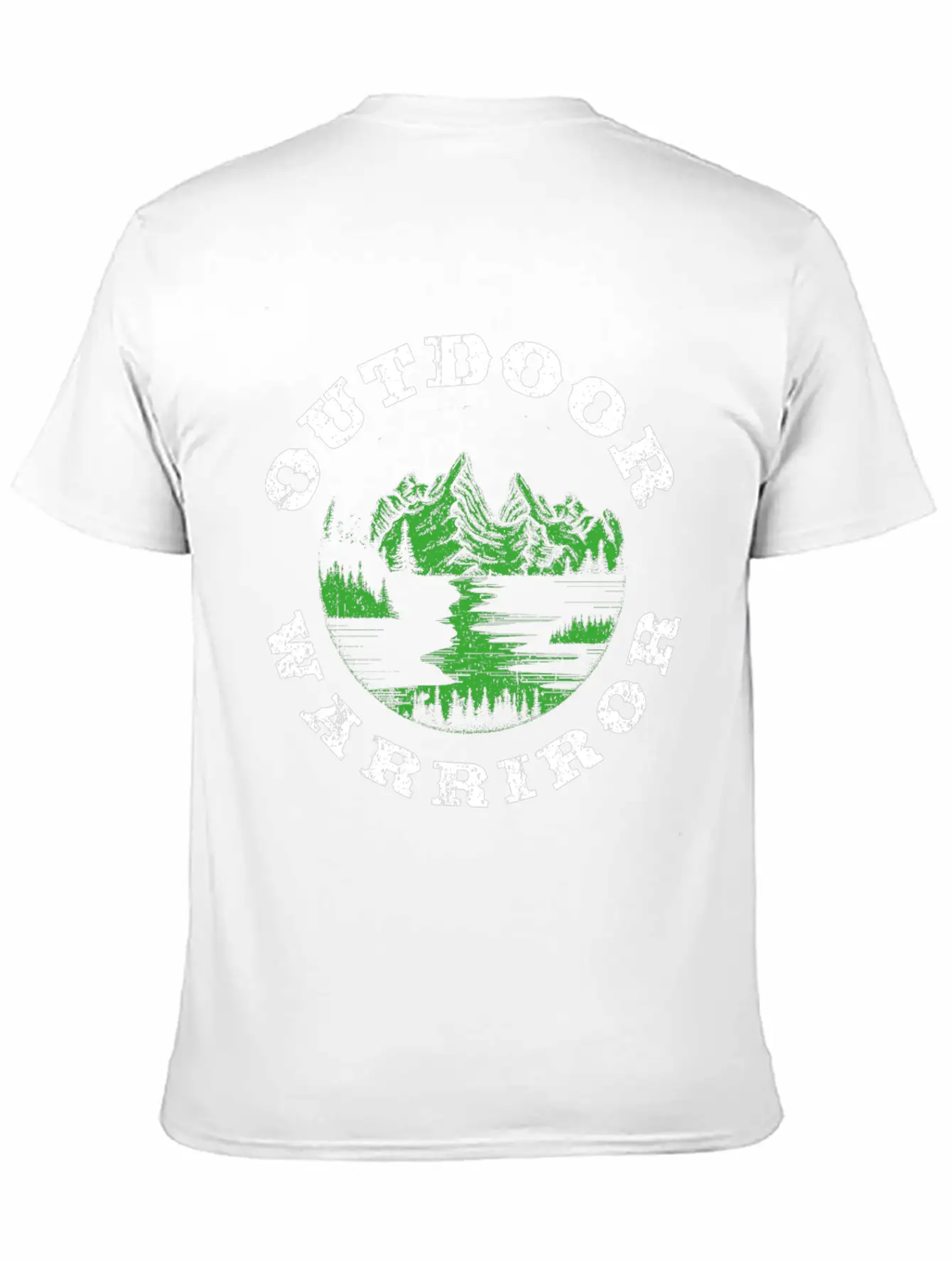 Great Nature Design Quote Outdoor Warrior Unisex Casual T-Shirt – Clean Design For Daily Comfort