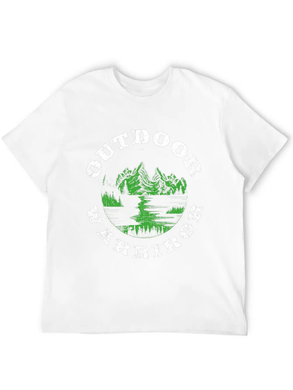 Great Nature Design Quote Outdoor Warrior Unisex Casual T-Shirt – Clean Design For Daily Comfort