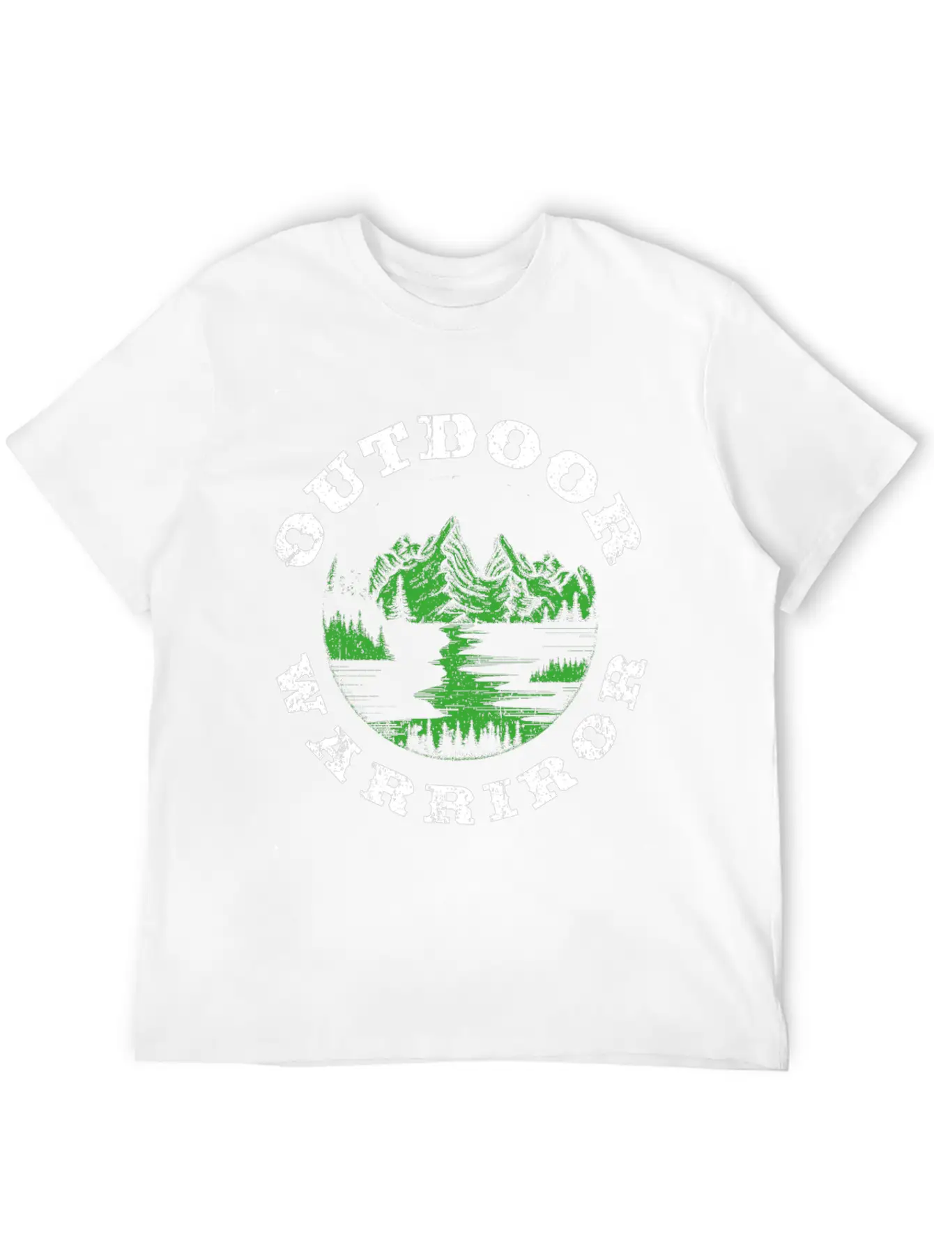 Great Nature Design Quote Outdoor Warrior Unisex Casual T-Shirt – Clean Design For Daily Comfort