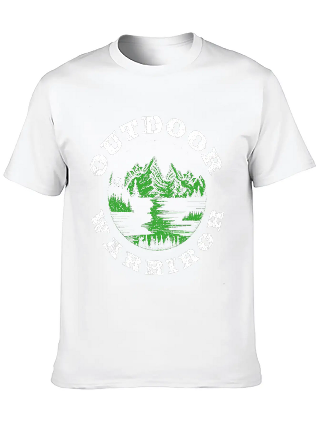 Great Nature Design Quote Outdoor Warrior Unisex Casual T-Shirt – Clean Design For Daily Comfort