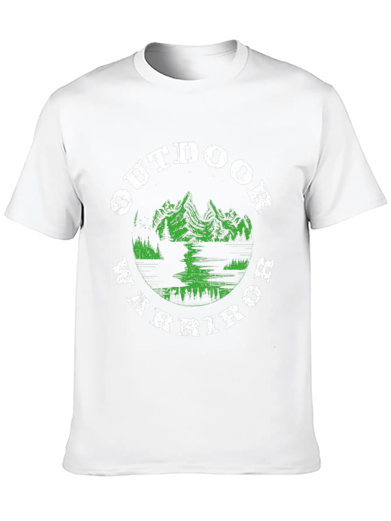 Great Nature Design Quote Outdoor Warrior Unisex Casual T-Shirt – Clean Design For Daily Comfort