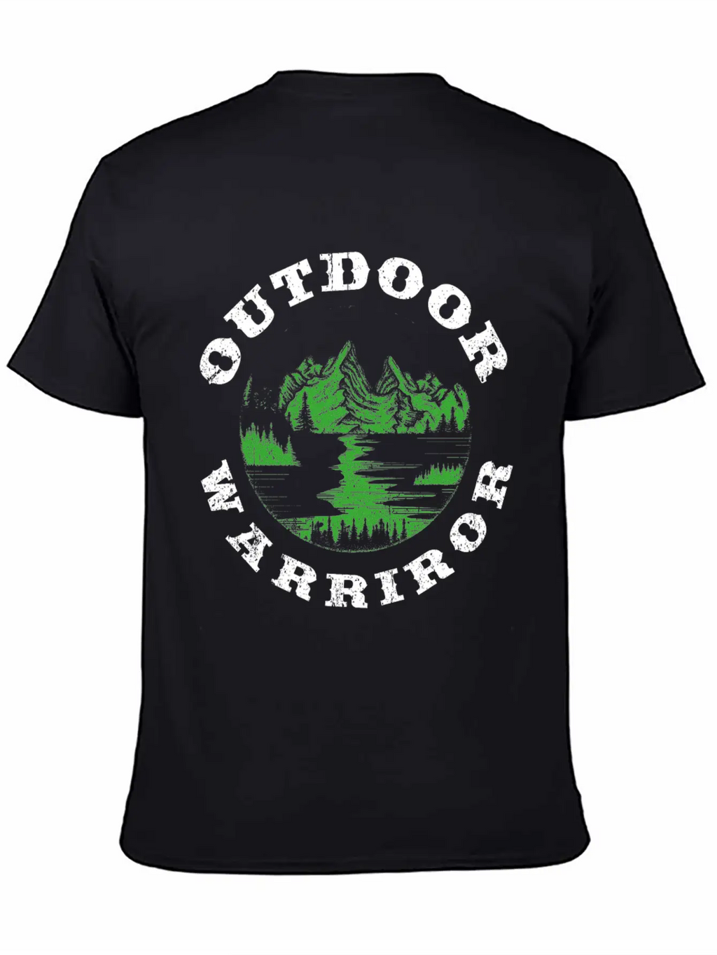 Great Nature Design Quote Outdoor Warrior Unisex Casual T-Shirt – Clean Design For Daily Comfort