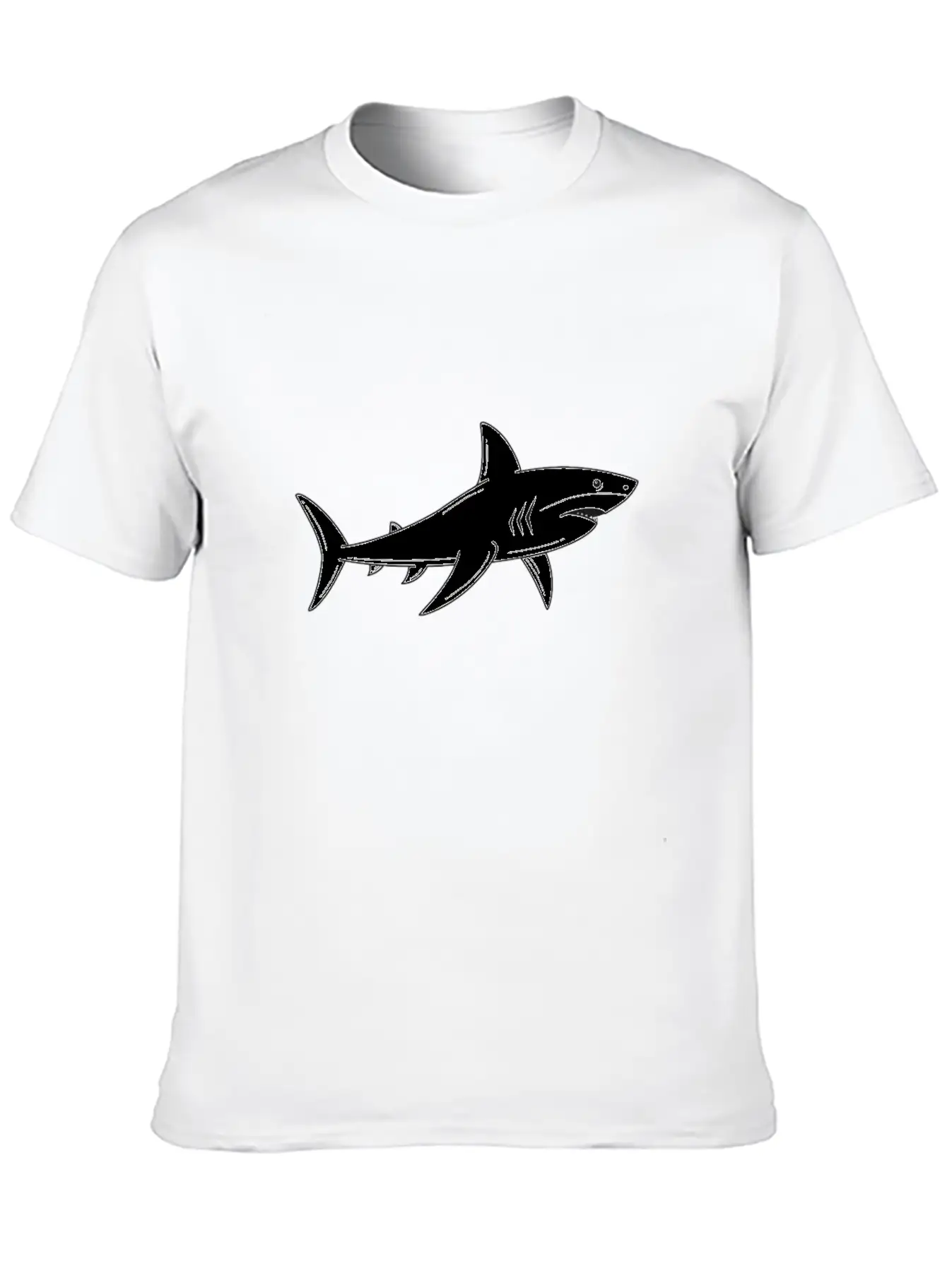 Great White Shark - Ocean Shark - Shark Lover Breathable Graphic T-Shirt – Perfect For Casual Days