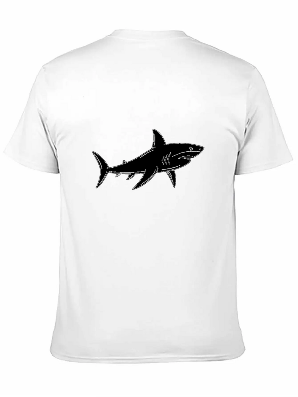 Great White Shark - Ocean Shark - Shark Lover Breathable Graphic T-Shirt – Perfect For Casual Days