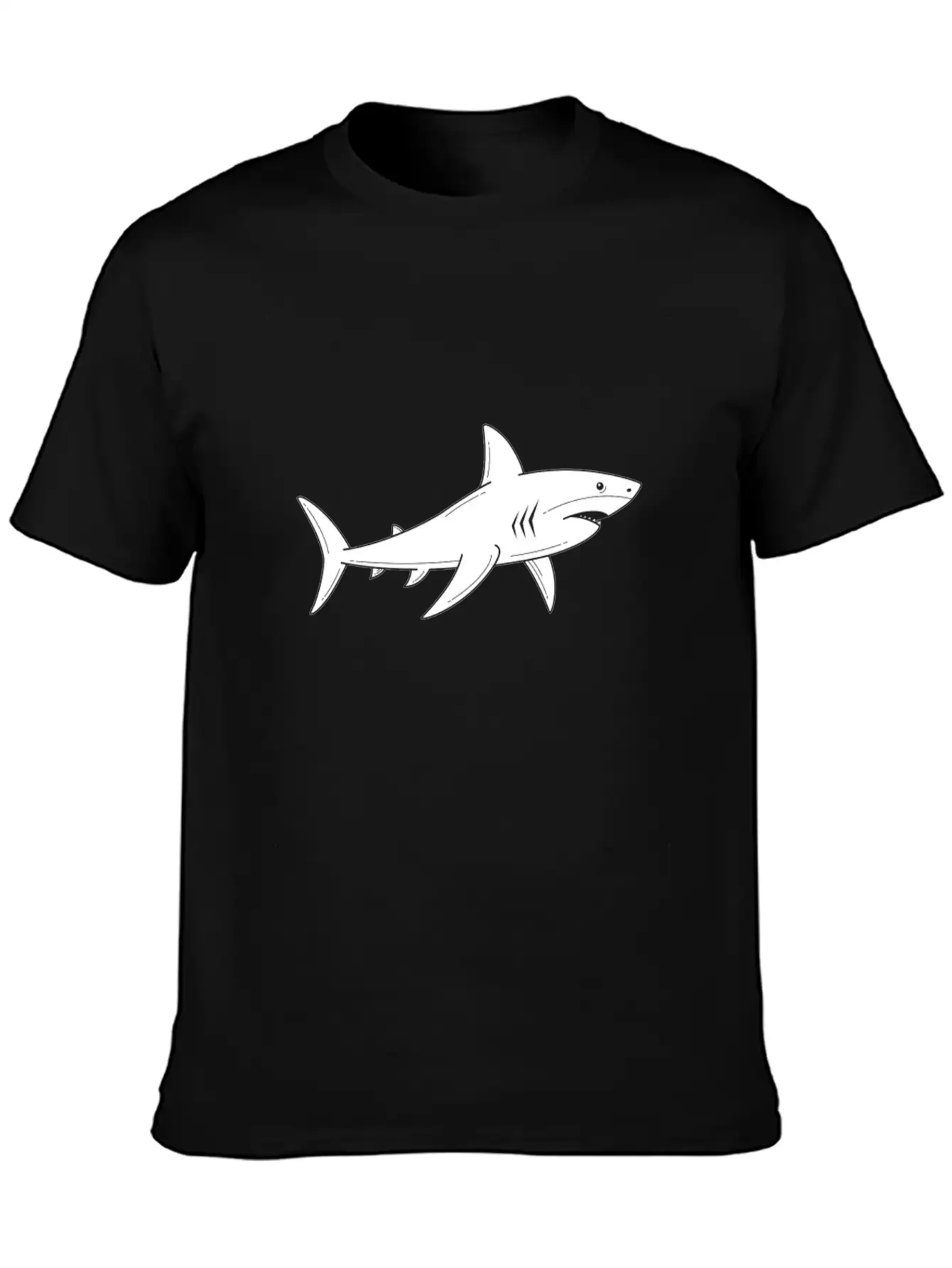 Great White Shark - Ocean Shark - Shark Lover Breathable Graphic T-Shirt – Perfect For Casual Days