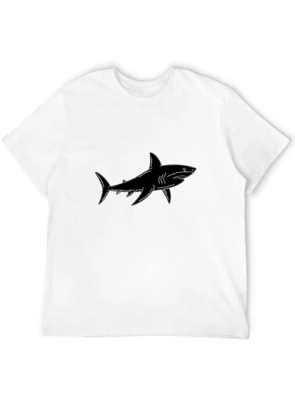 Great White Shark - Ocean Shark - Shark Lover Breathable Graphic T-Shirt – Perfect For Casual Days