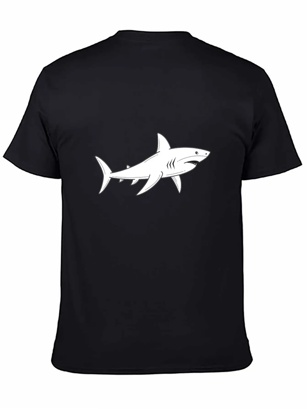 Great White Shark - Ocean Shark - Shark Lover Breathable Graphic T-Shirt – Perfect For Casual Days