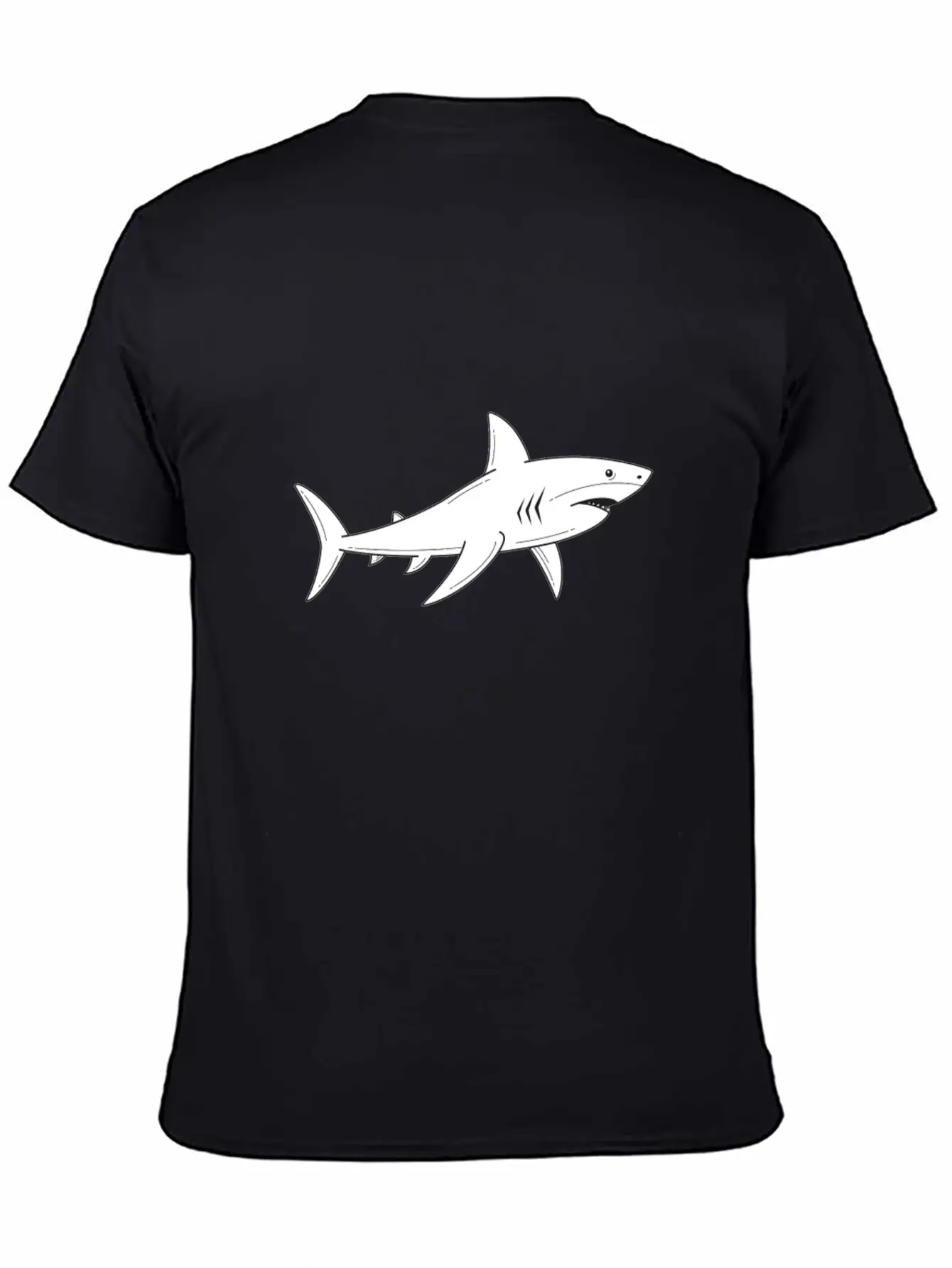 Great White Shark - Ocean Shark - Shark Lover Breathable Graphic T-Shirt – Perfect For Casual Days