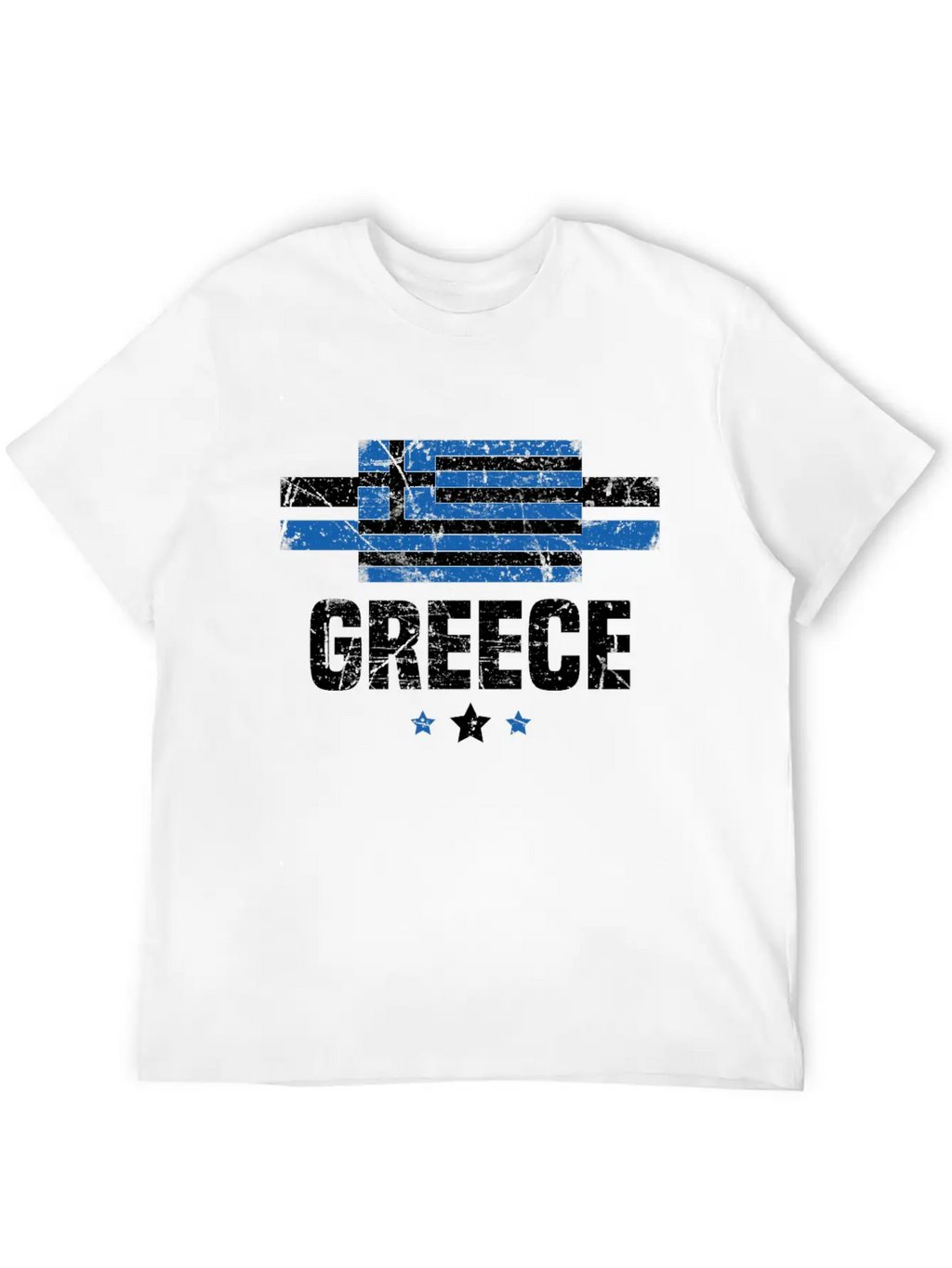 Greek Flag Greece Apparel Gift Relaxed Everyday Tee – Lightweight And Durable Cotton