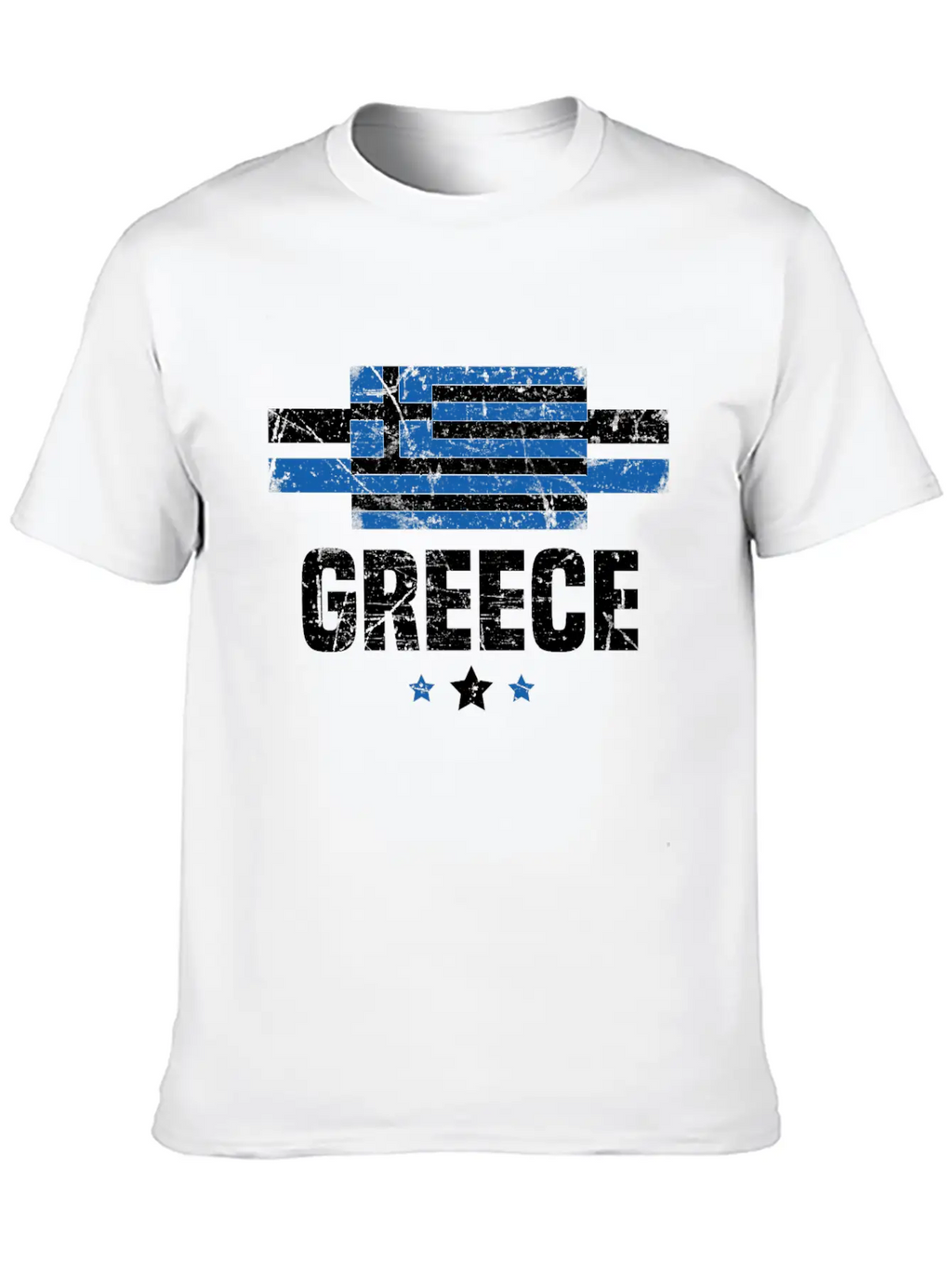 Greek Flag Greece Apparel Gift Relaxed Everyday Tee – Lightweight And Durable Cotton