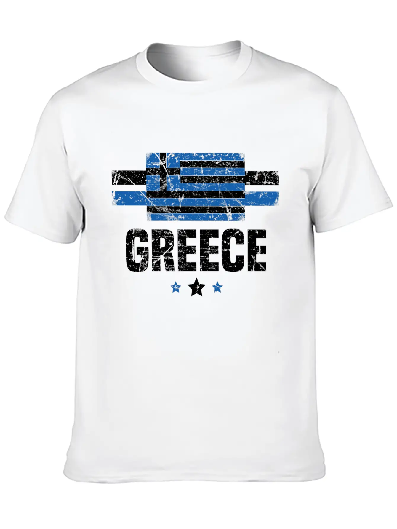 Greek Flag Greece Apparel Gift Relaxed Everyday Tee – Lightweight And Durable Cotton