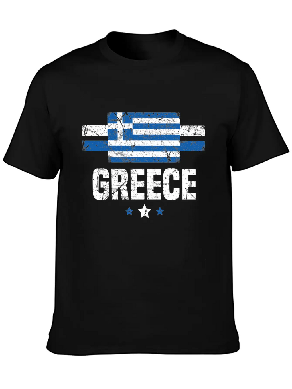 Greek Flag Greece Apparel Gift Relaxed Everyday Tee – Lightweight And Durable Cotton