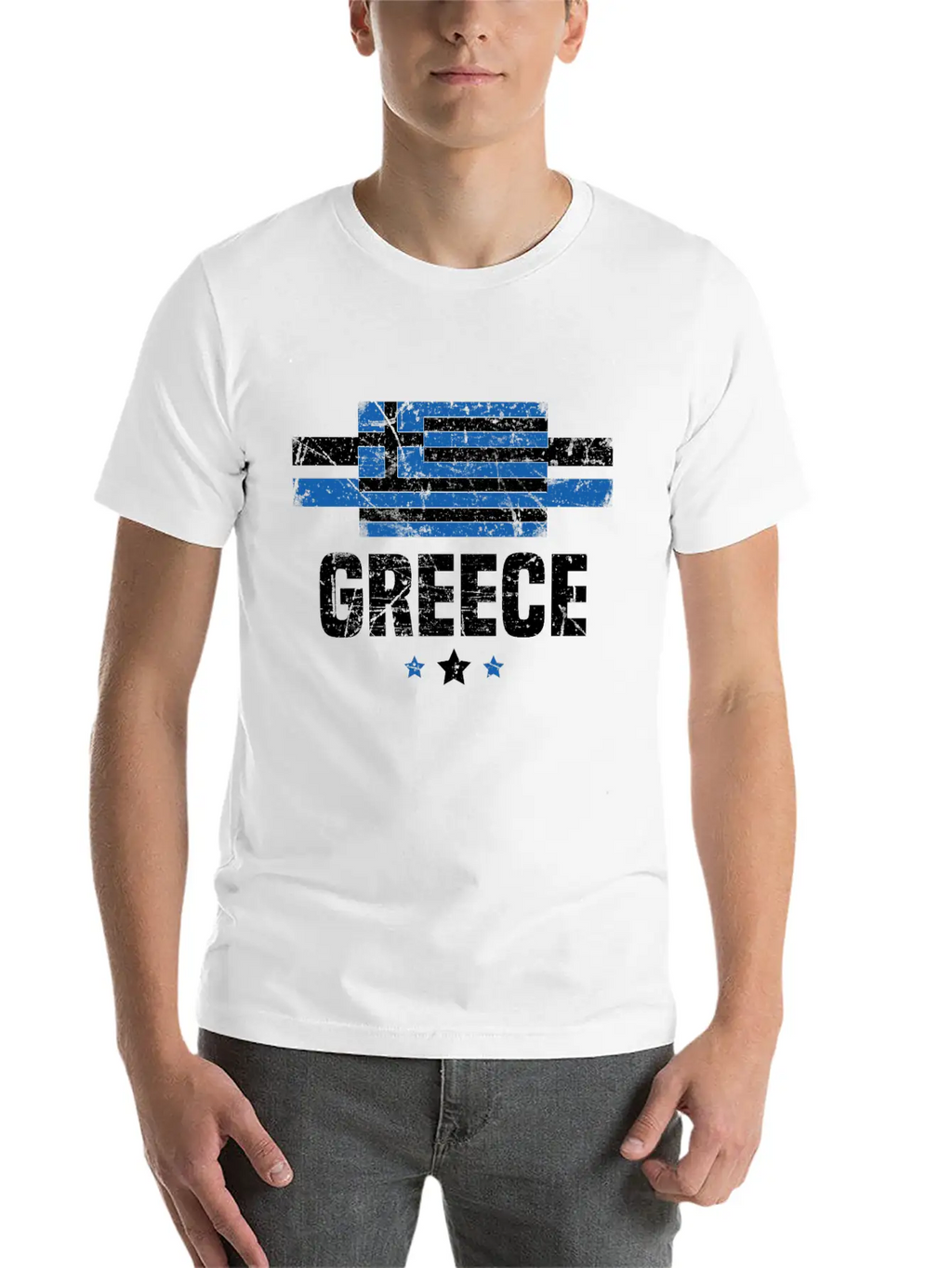 Greek Flag Greece Apparel Gift Relaxed Everyday Tee – Lightweight And Durable Cotton