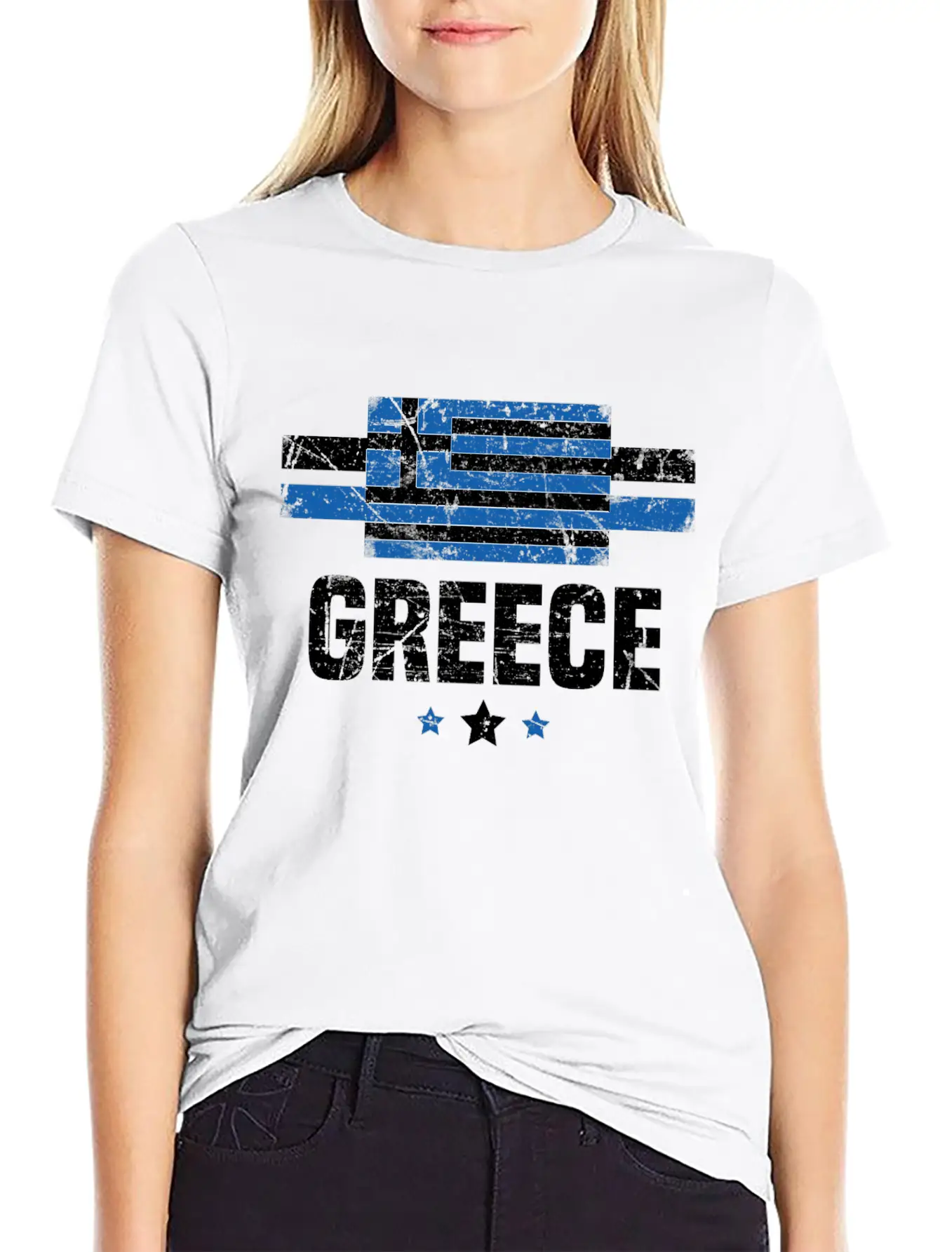 Greek Flag Greece Apparel Gift Relaxed Everyday Tee – Lightweight And Durable Cotton