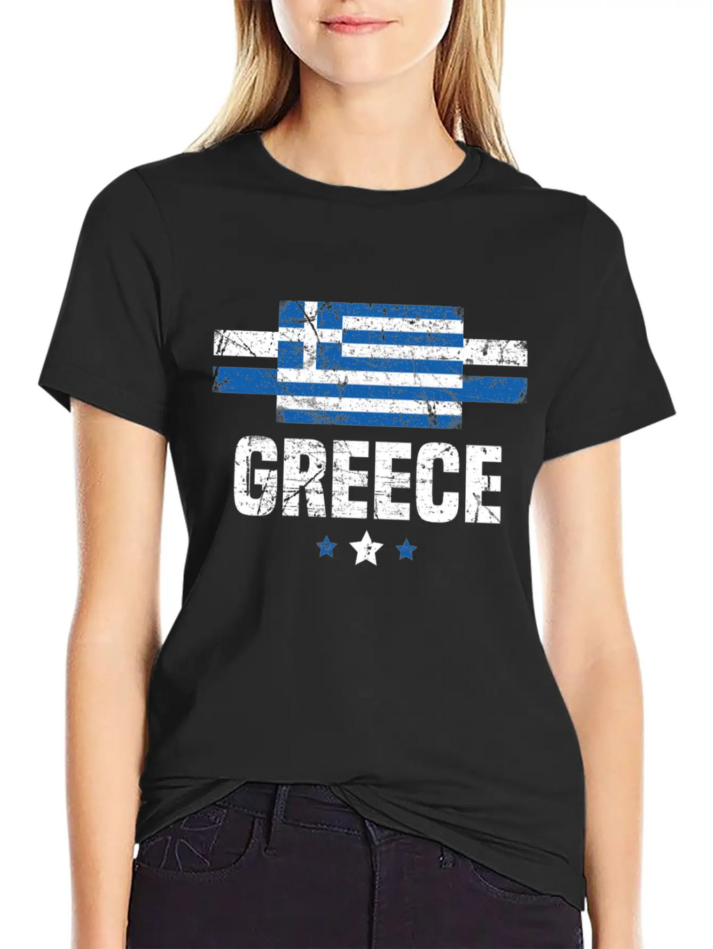 Greek Flag Greece Apparel Gift Relaxed Everyday Tee – Lightweight And Durable Cotton