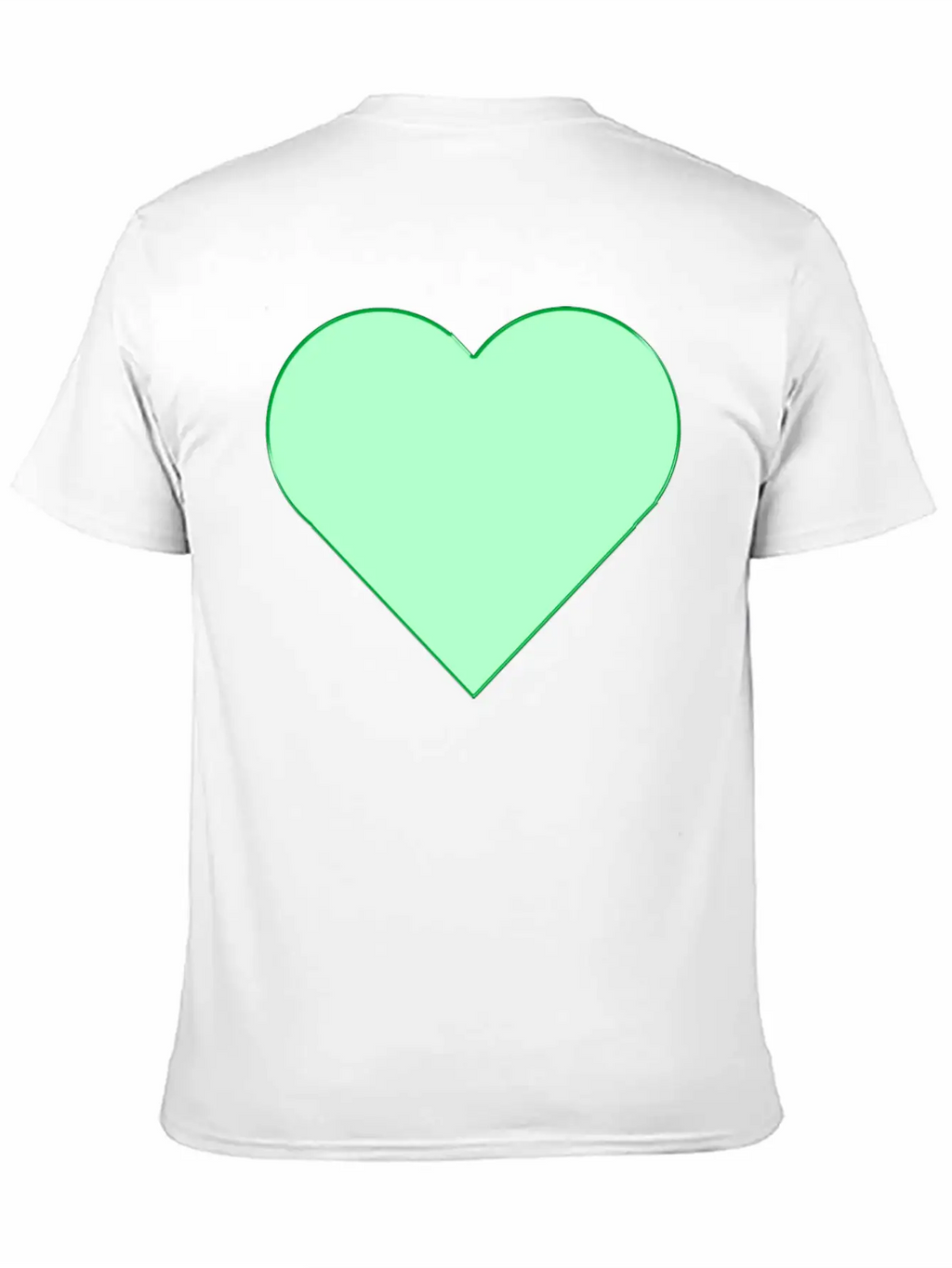 Green Heart. Relaxed Everyday Tee – Lightweight And Durable Cotton