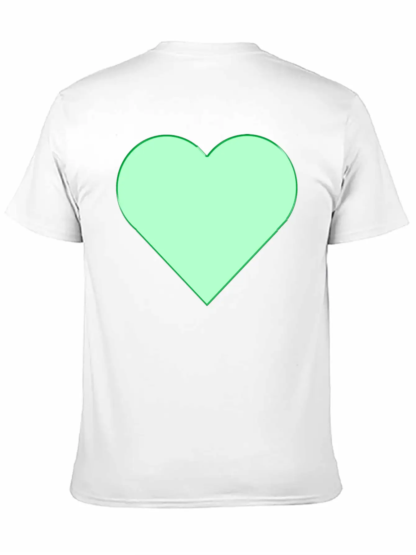 Green Heart. Relaxed Everyday Tee – Lightweight And Durable Cotton