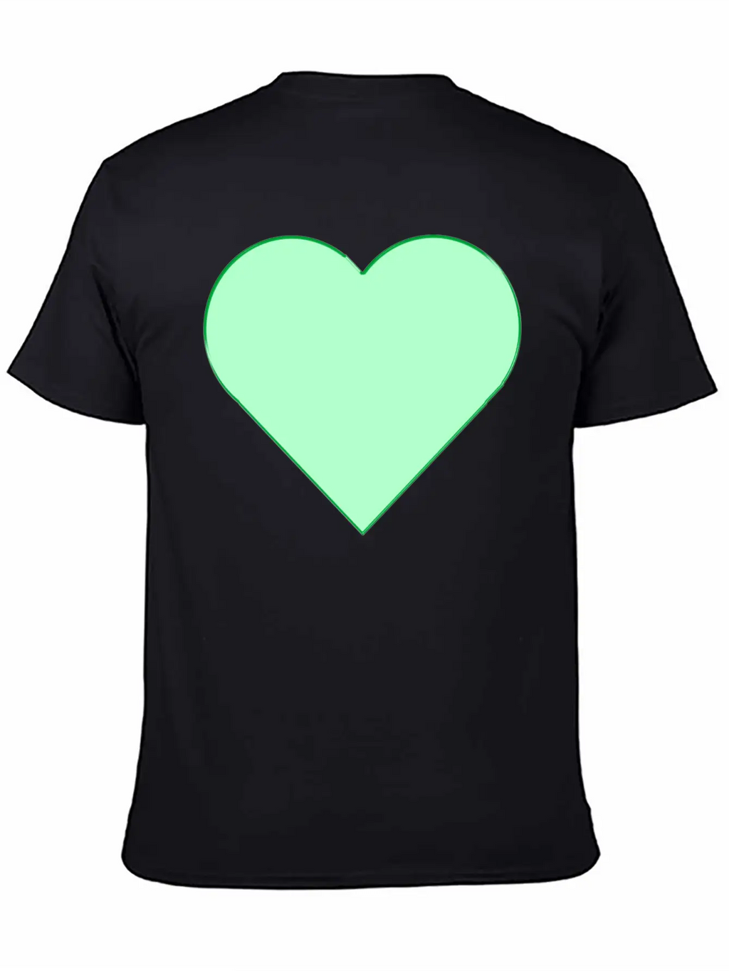 Green Heart. Relaxed Everyday Tee – Lightweight And Durable Cotton