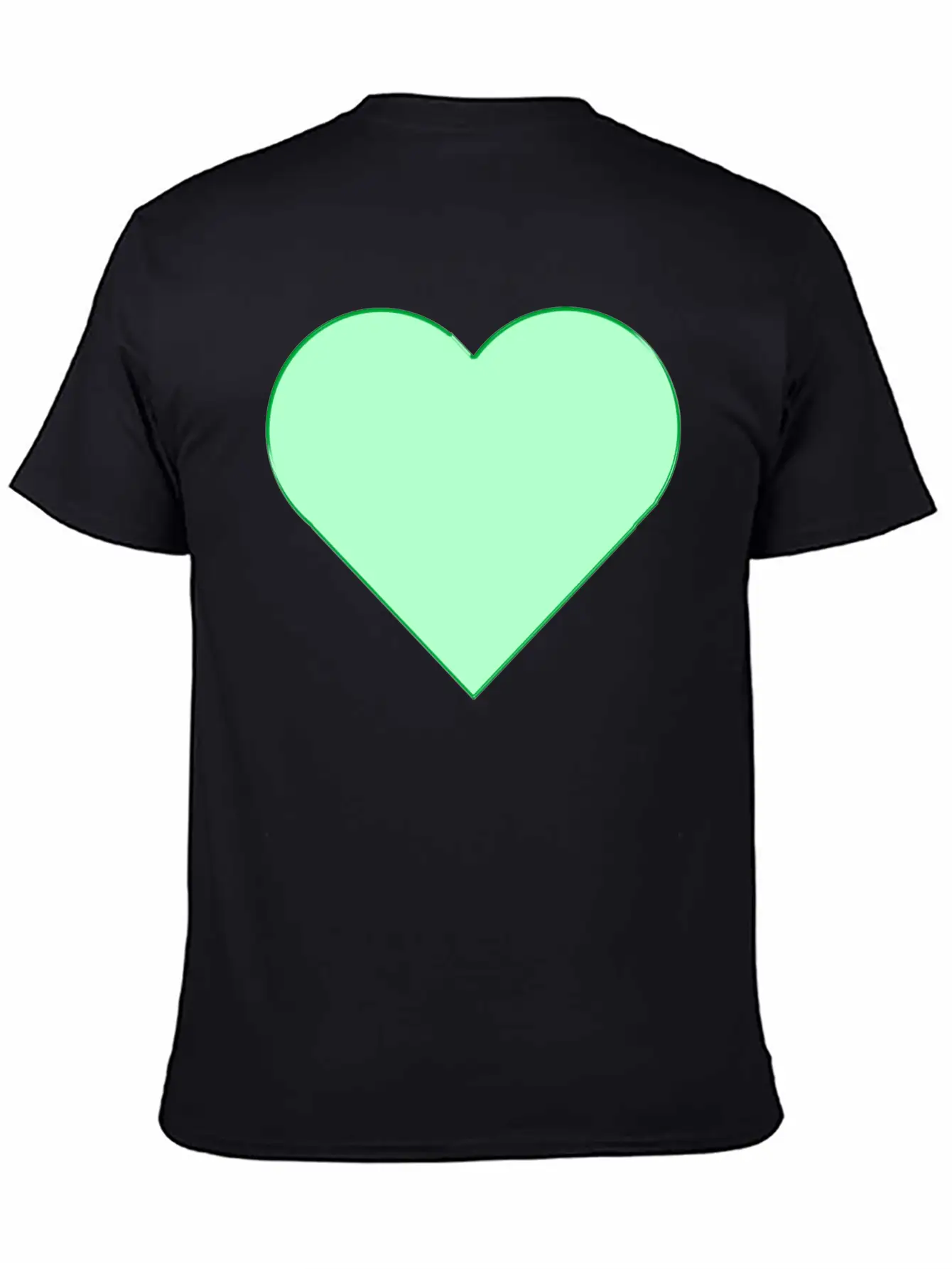 Green Heart. Relaxed Everyday Tee – Lightweight And Durable Cotton