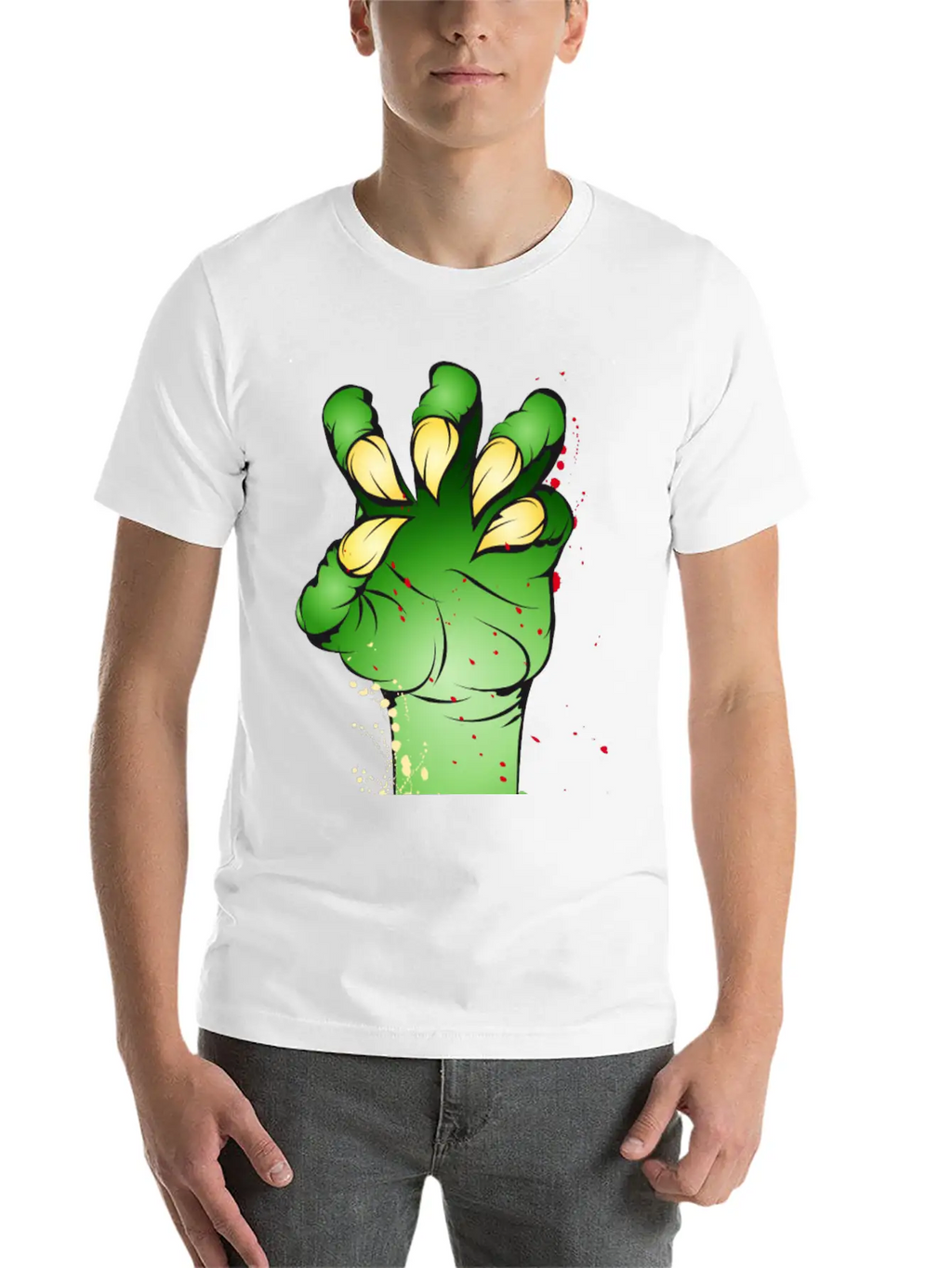 Green Monster Claw With Pointy Fingernails Classic Cotton Tee – Unisex Comfort For Any Season