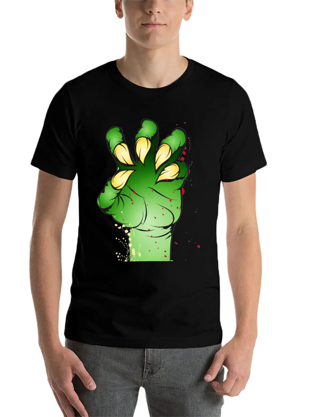 Green Monster Claw With Pointy Fingernails Classic Cotton Tee – Unisex Comfort For Any Season