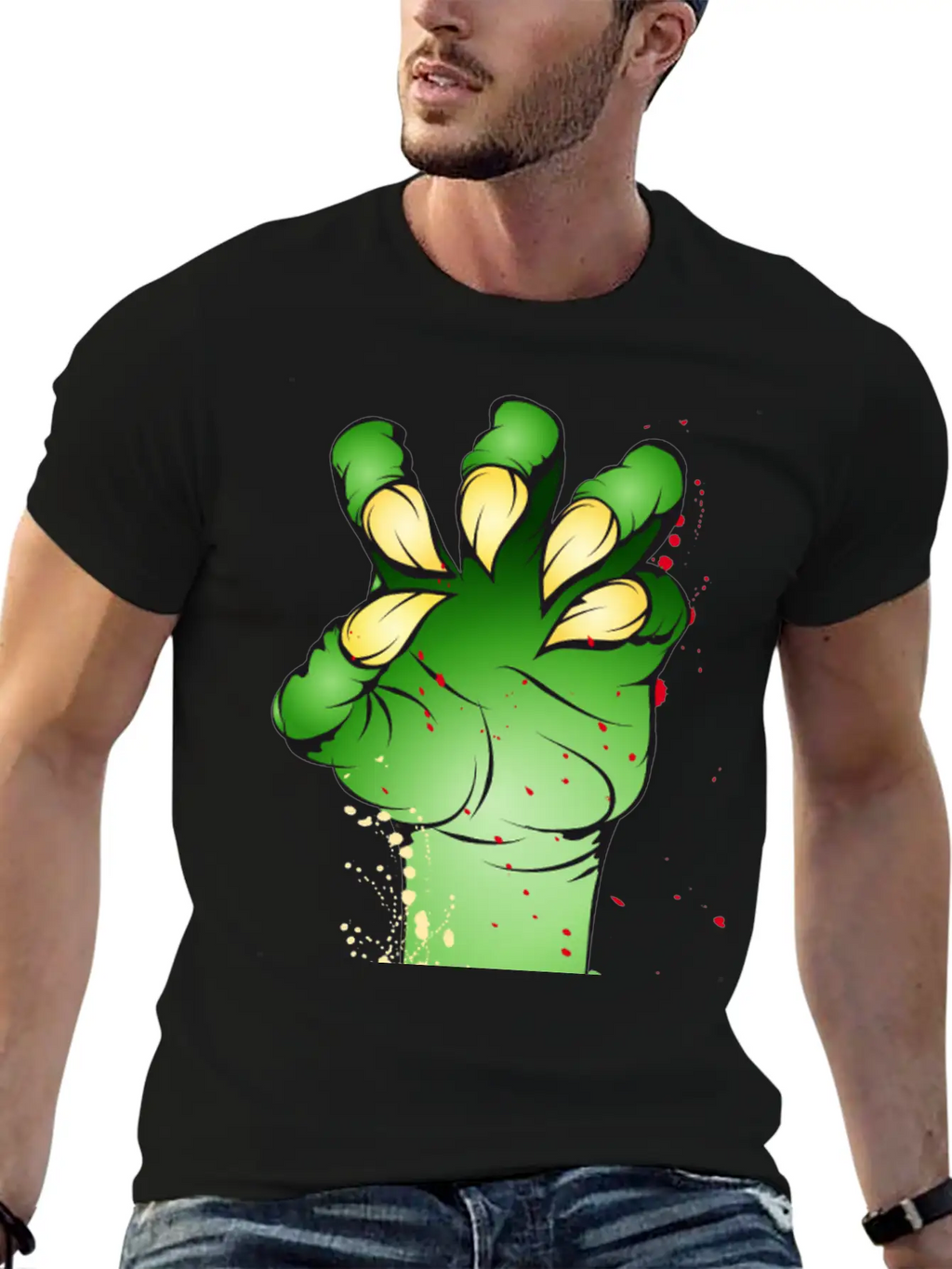 Green Monster Claw With Pointy Fingernails Classic Cotton Tee – Unisex Comfort For Any Season