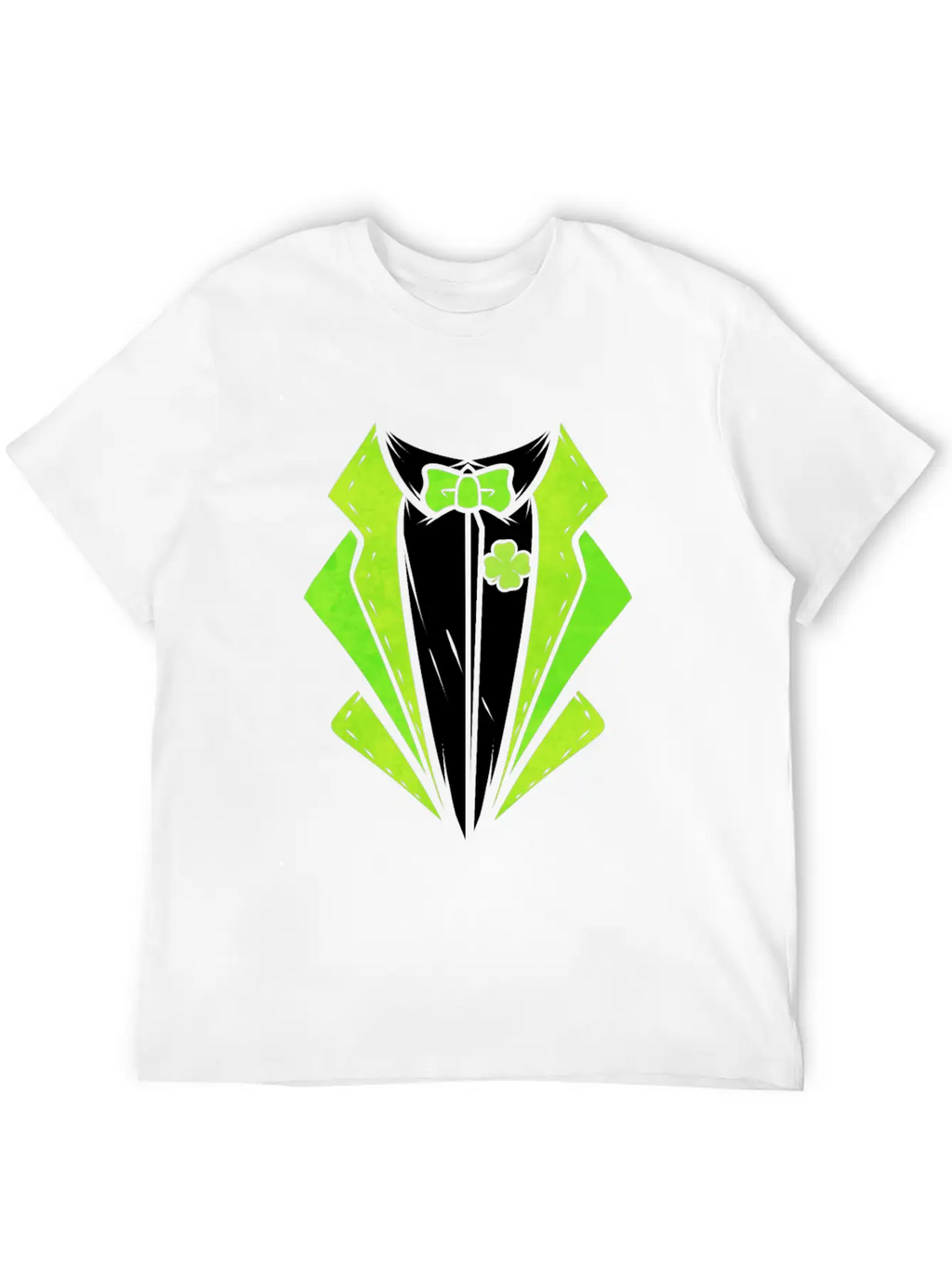 Green Outfit With Bow For St. Patricks Day Unisex Casual T-Shirt – Clean Design For Daily Comfort