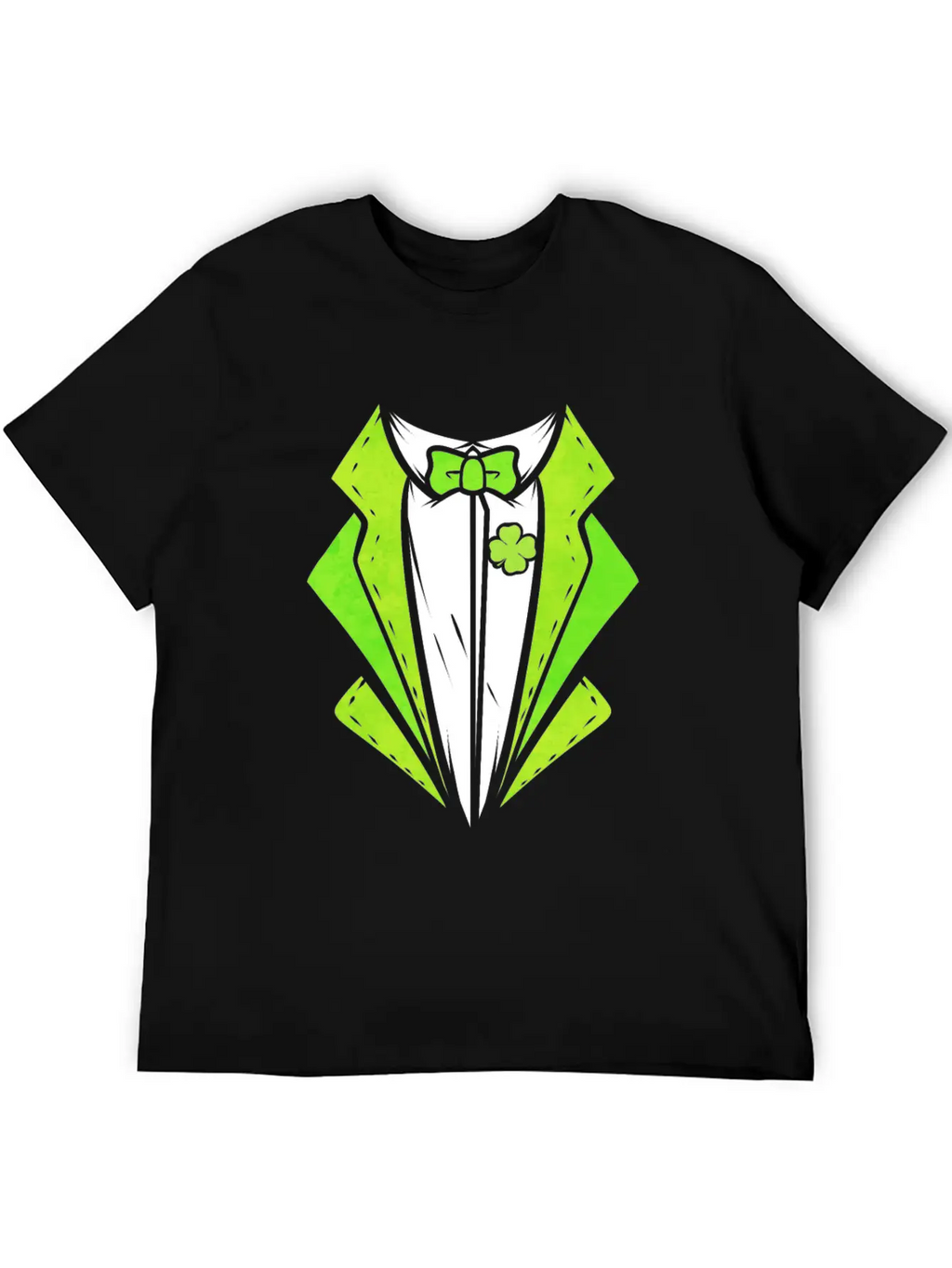 Green Outfit With Bow For St. Patricks Day Unisex Casual T-Shirt – Clean Design For Daily Comfort