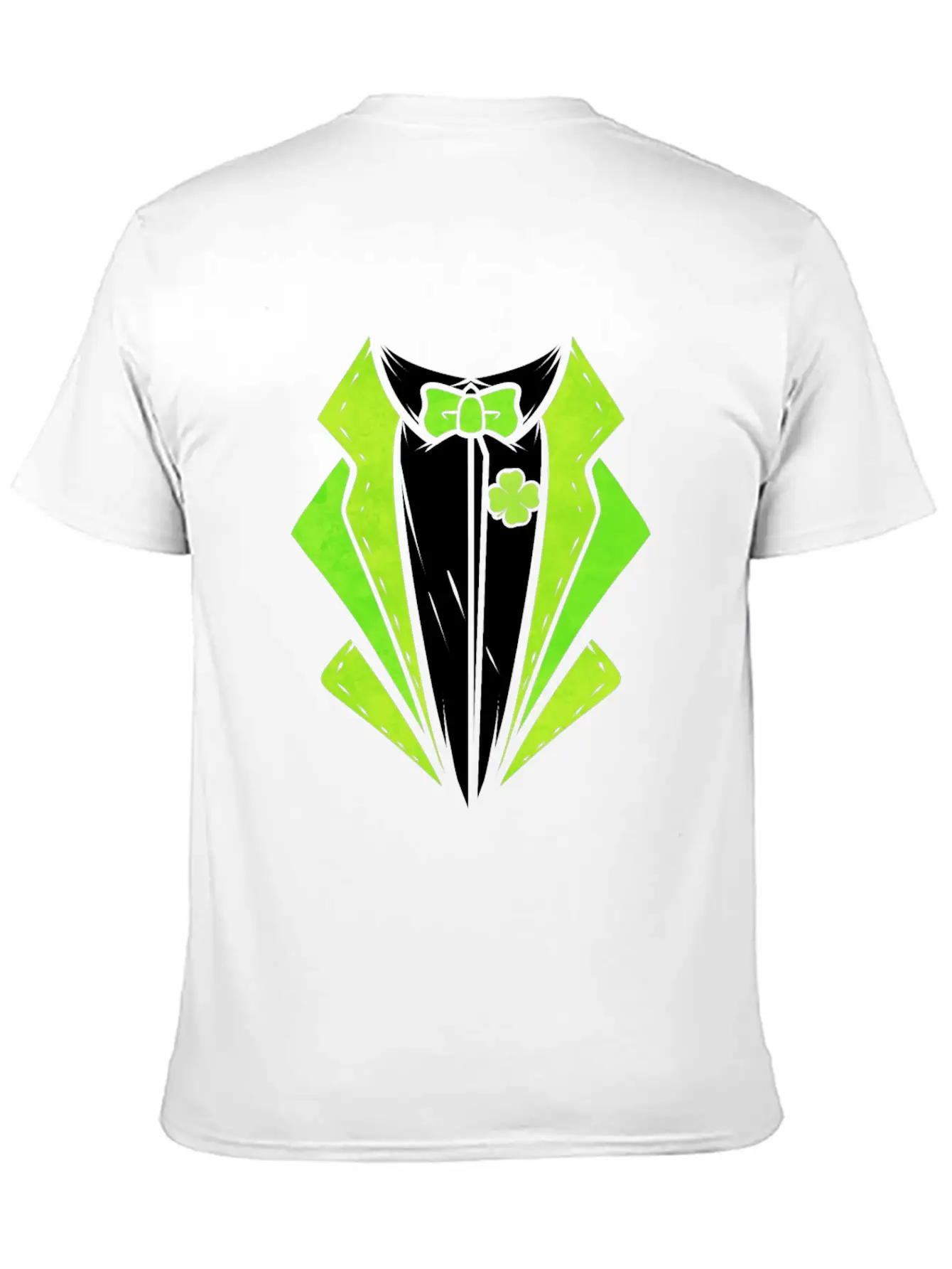 Green Outfit With Bow For St. Patricks Day Unisex Casual T-Shirt – Clean Design For Daily Comfort