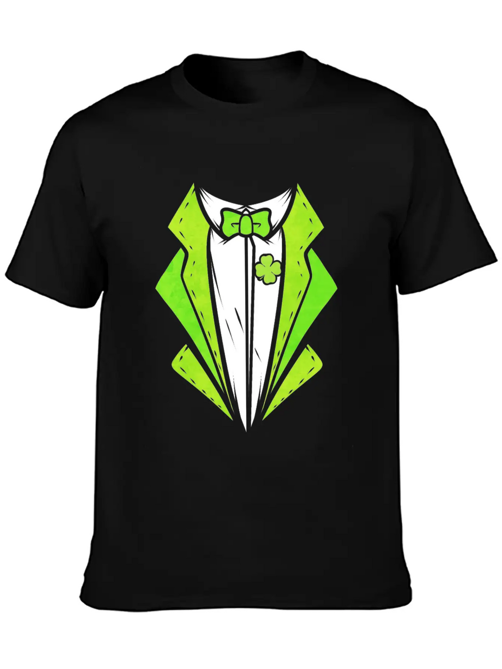 Green Outfit With Bow For St. Patricks Day Unisex Casual T-Shirt – Clean Design For Daily Comfort