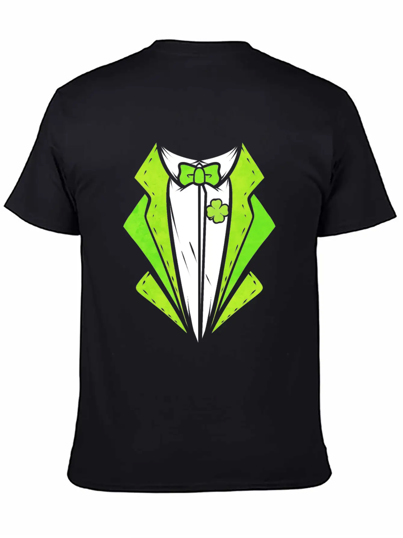 Green Outfit With Bow For St. Patricks Day Unisex Casual T-Shirt – Clean Design For Daily Comfort