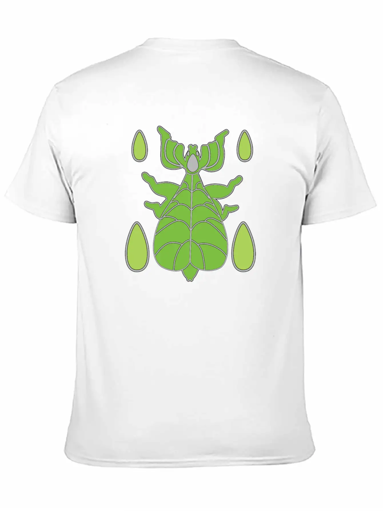 Green Walking Leaf Insect Unisex Casual T-Shirt – Clean Design For Daily Comfort