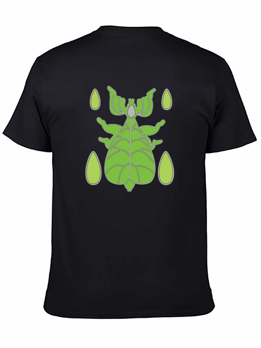 Green Walking Leaf Insect Unisex Casual T-Shirt – Clean Design For Daily Comfort