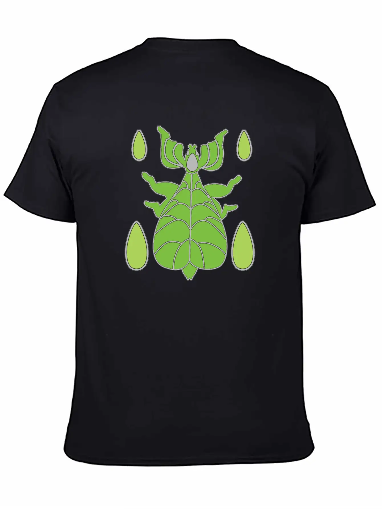 Green Walking Leaf Insect Unisex Casual T-Shirt – Clean Design For Daily Comfort