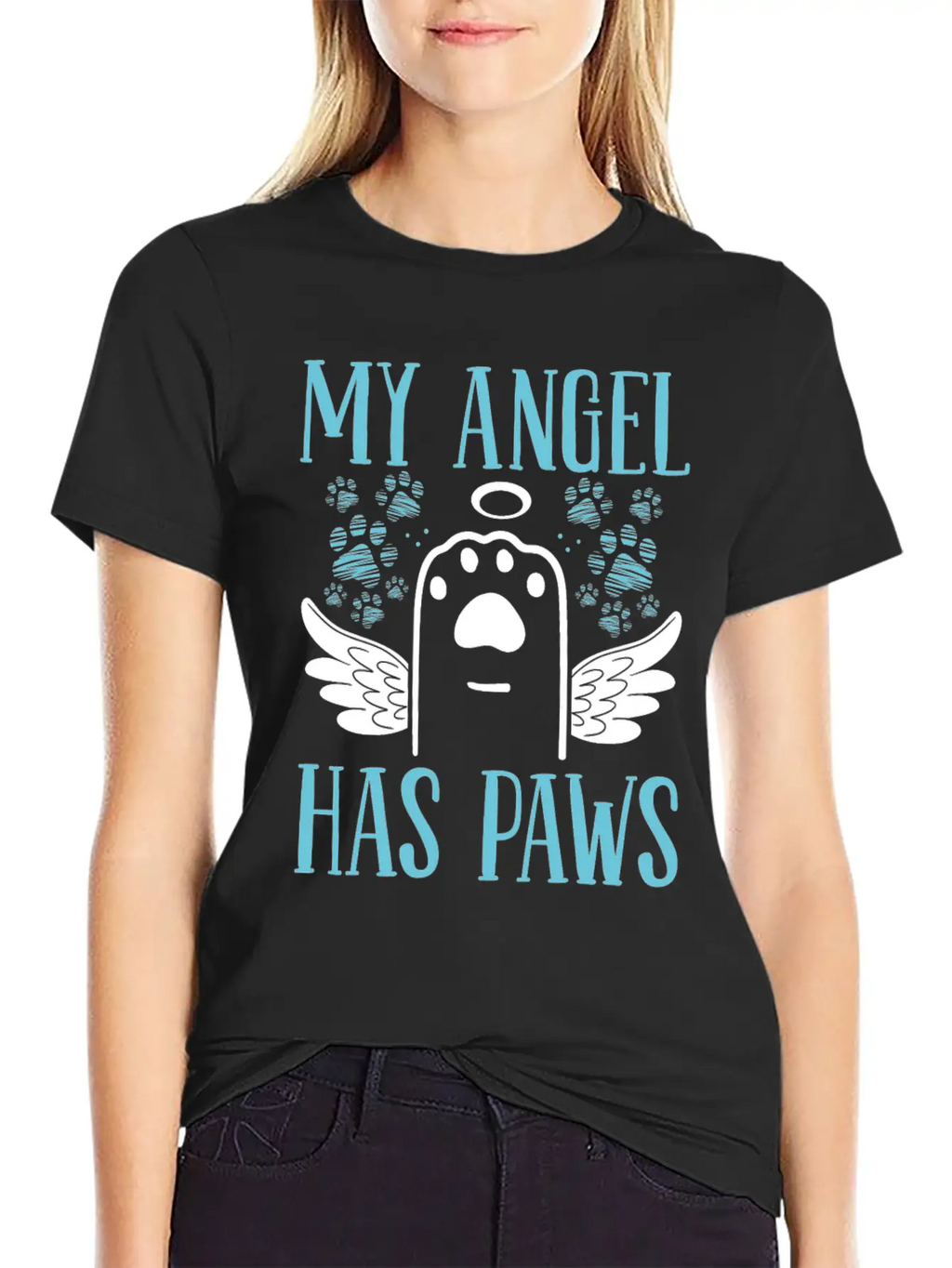 Grieving Dog Owner Dog Grief Pet Loss Remembrance Breathable Soft Cotton T-Shirt – Timeless Casual Look