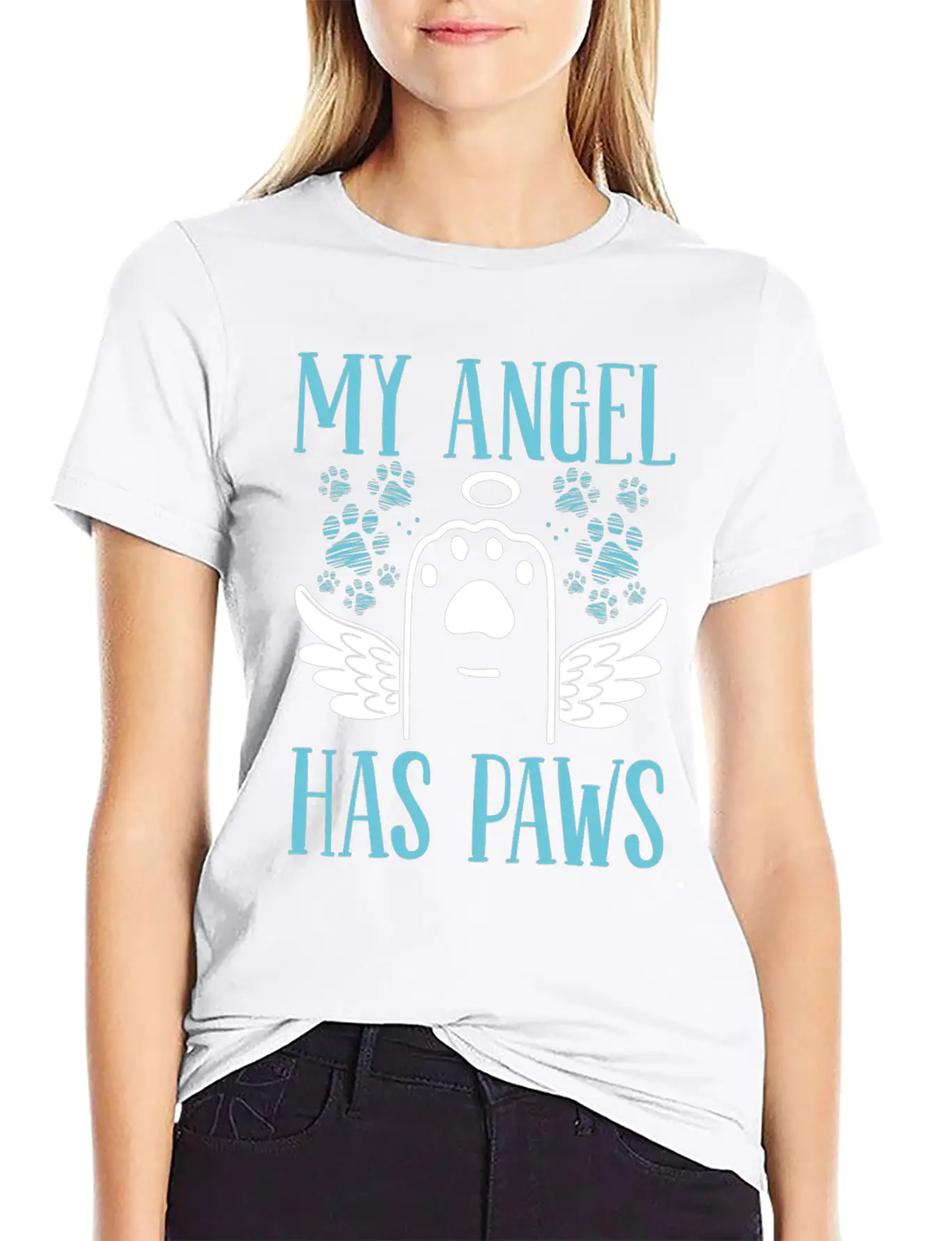 Grieving Dog Owner Dog Grief Pet Loss Remembrance Breathable Soft Cotton T-Shirt – Timeless Casual Look