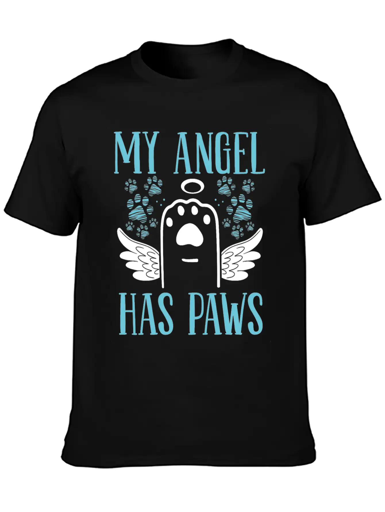 Grieving Dog Owner Dog Grief Pet Loss Remembrance Breathable Soft Cotton T-Shirt – Timeless Casual Look